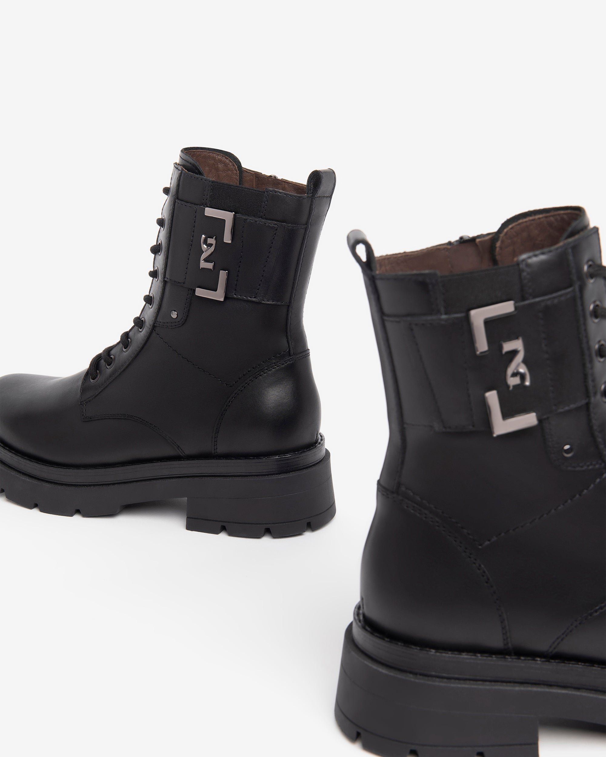 Women’s Leather Combat Boots