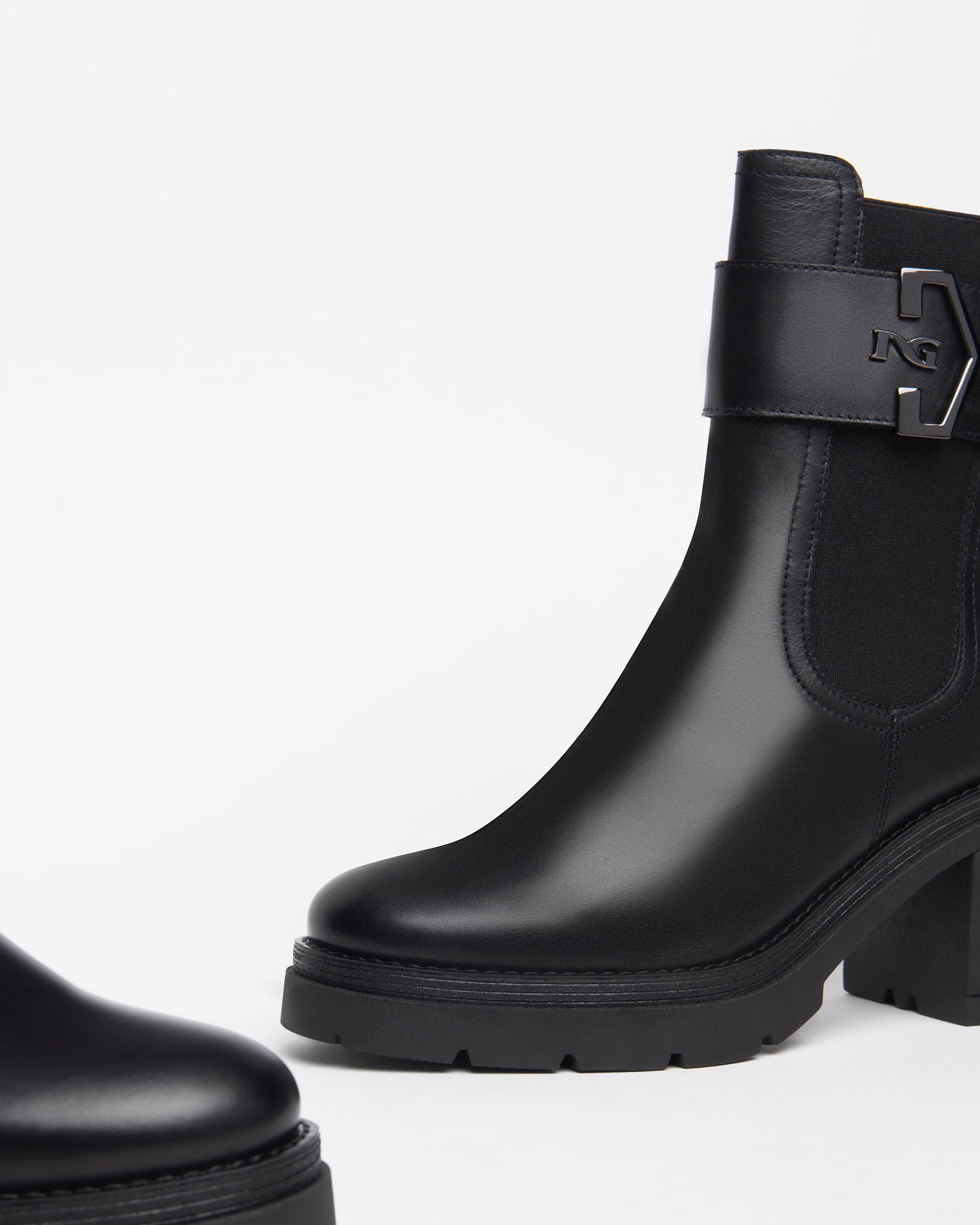 Chelsea-laarsjes Dames in Leder