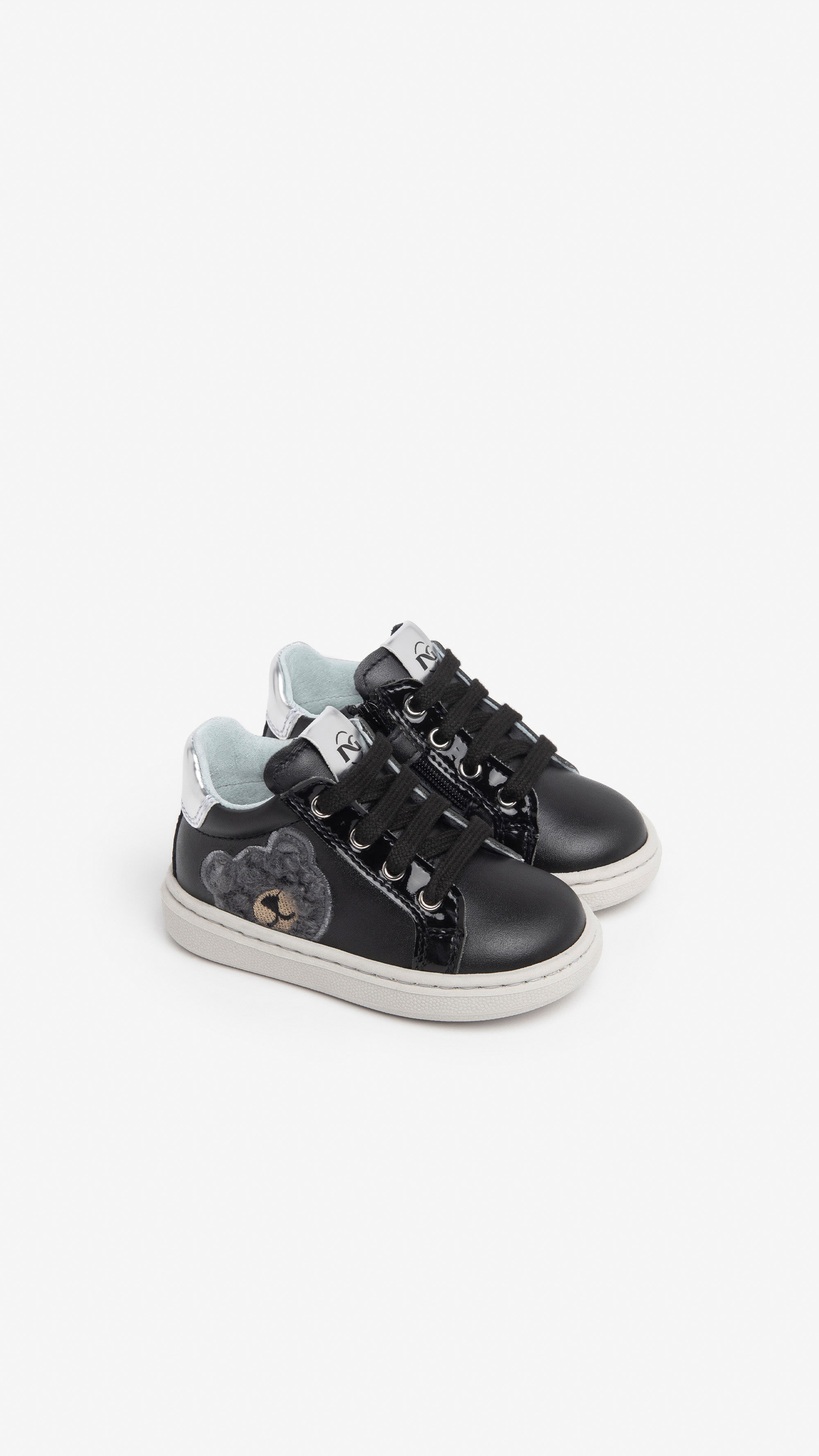 Sneakers Junior da Bambina in Pelle e Tela