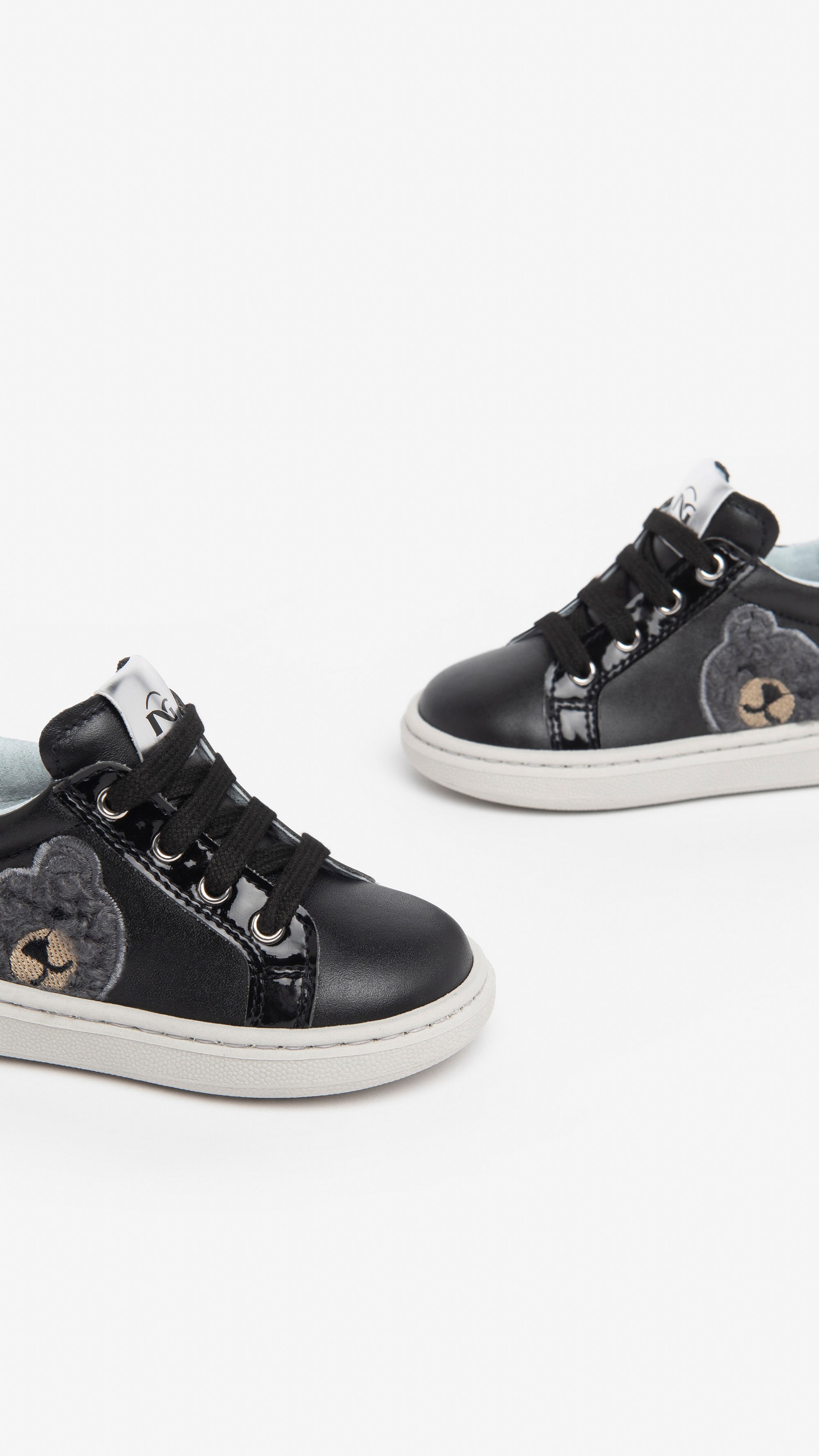 Sneakers Junior da Bambina in Pelle e Tela