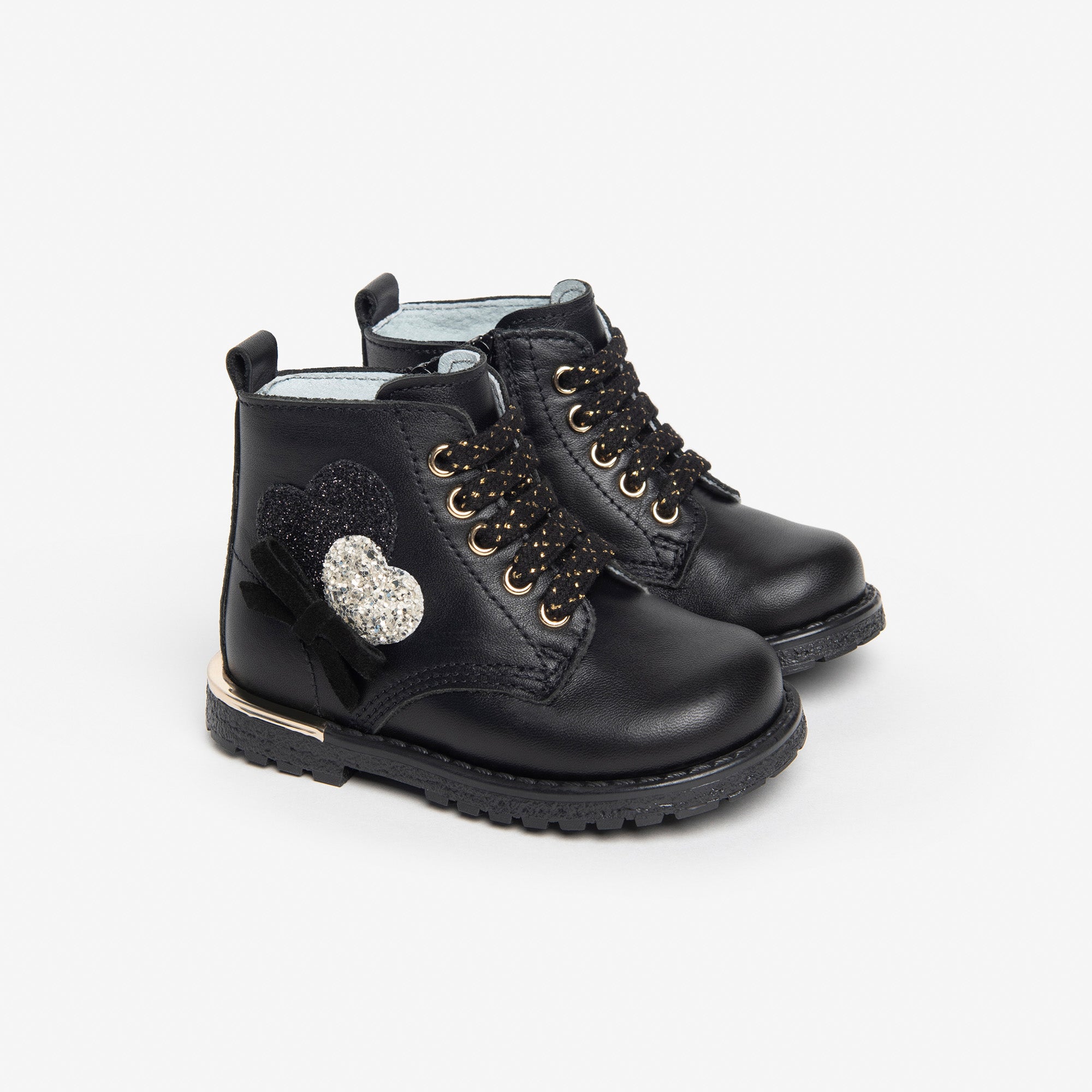 Anfibi Junior da Bambina in Pelle