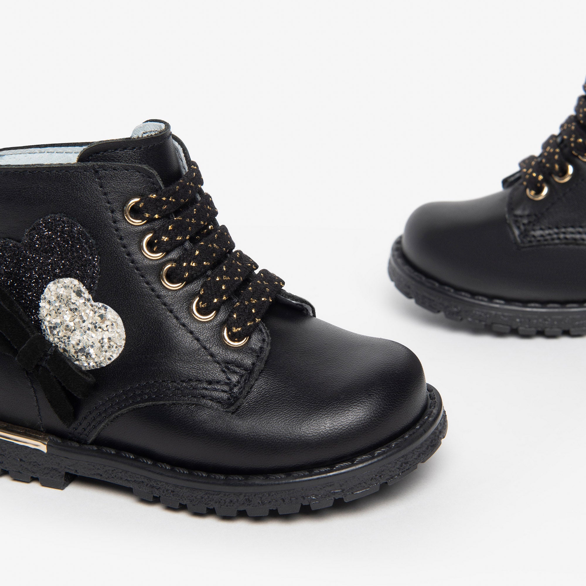 Anfibi Junior da Bambina in Pelle