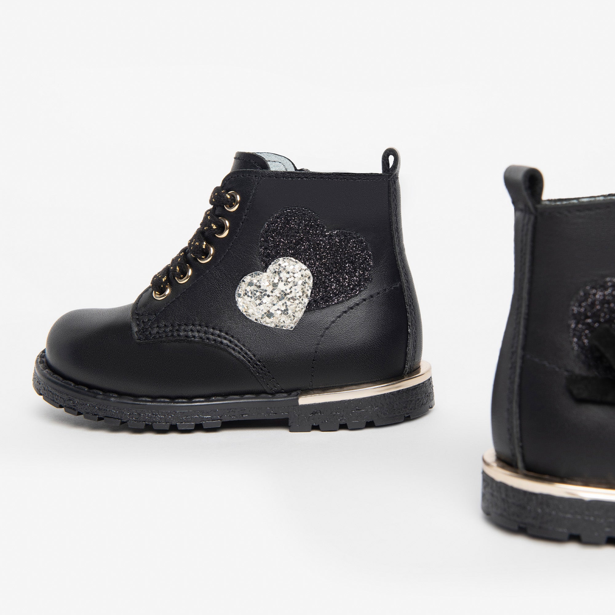 Anfibi Junior da Bambina in Pelle