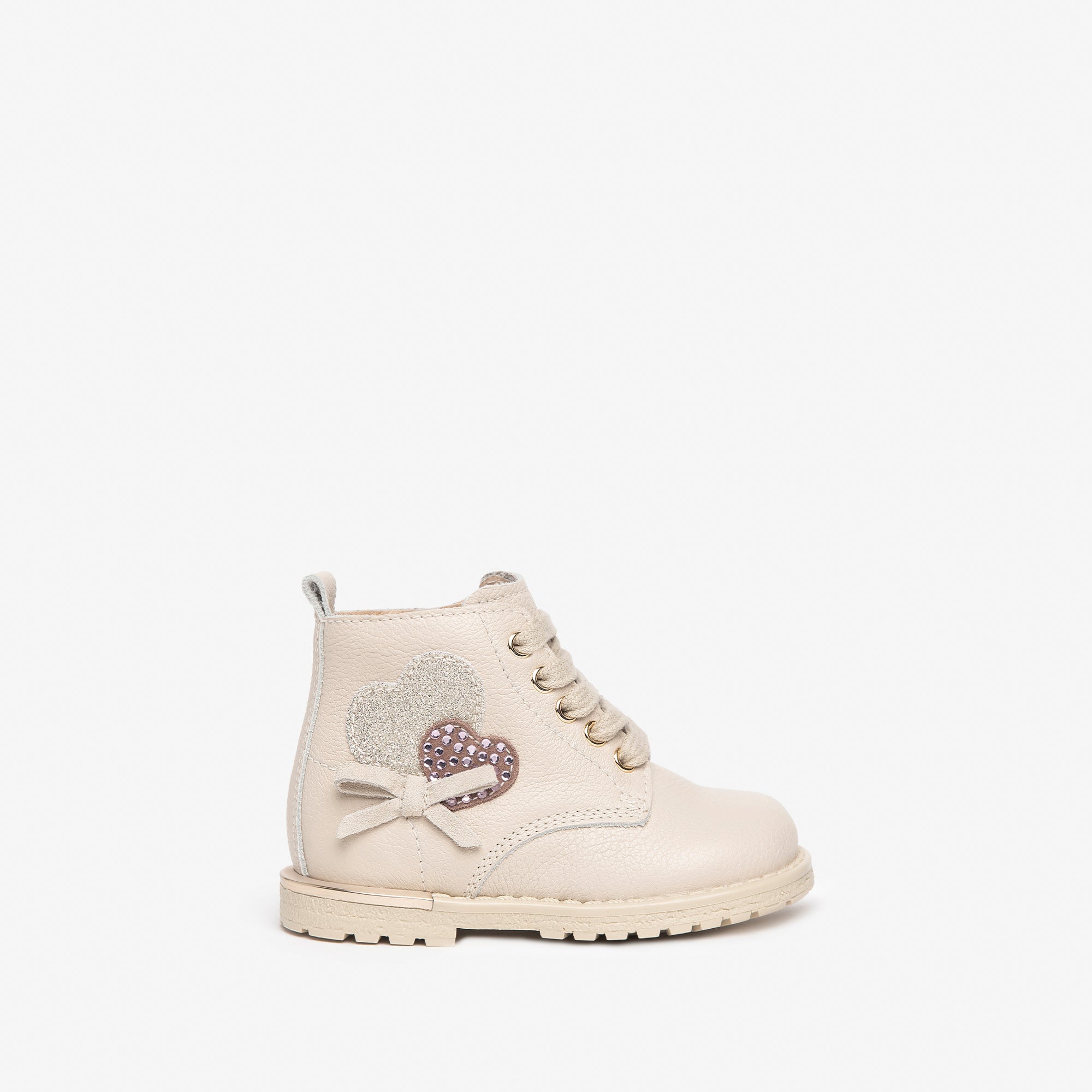 Anfibi Junior da Bambina in Pelle