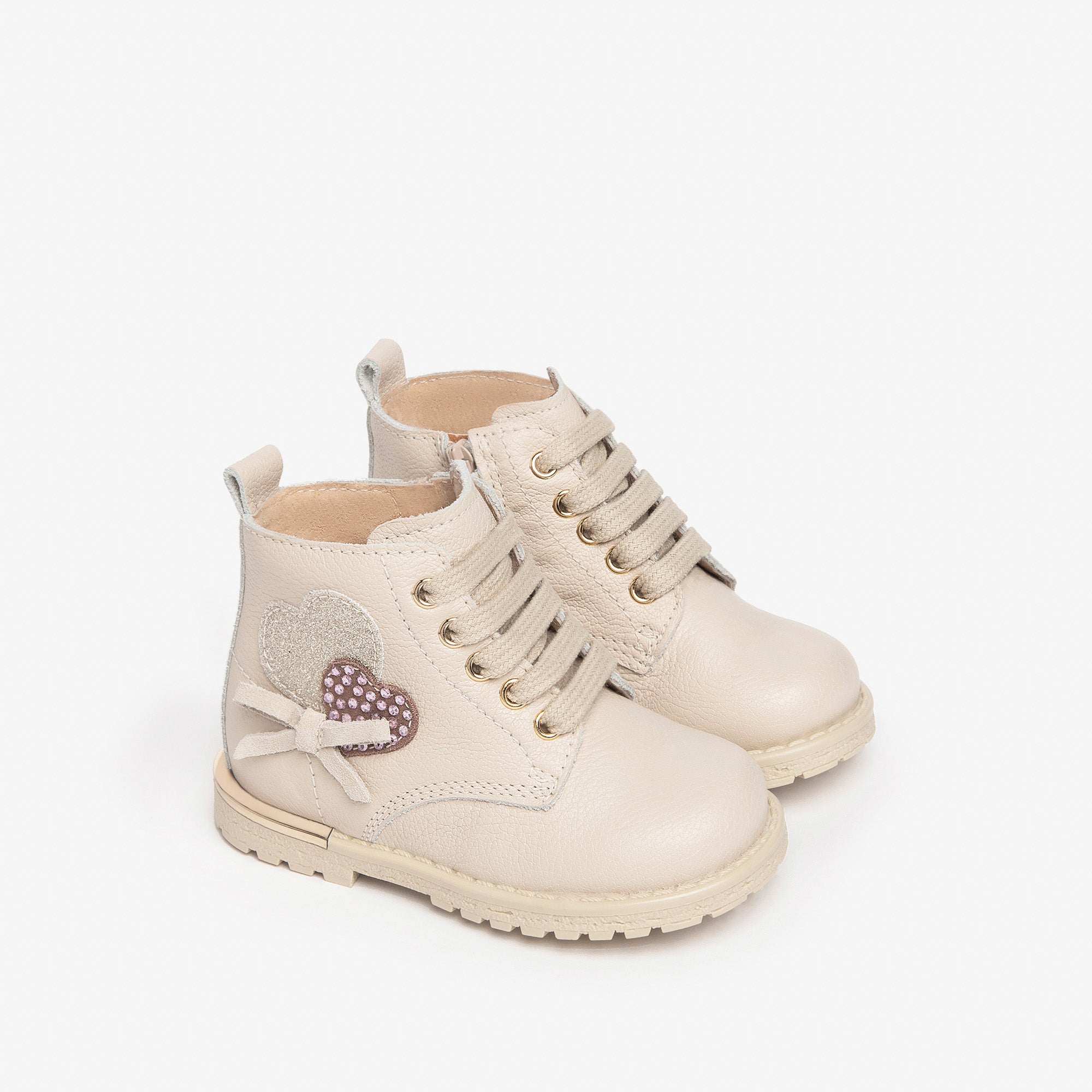 Anfibi Junior da Bambina in Pelle