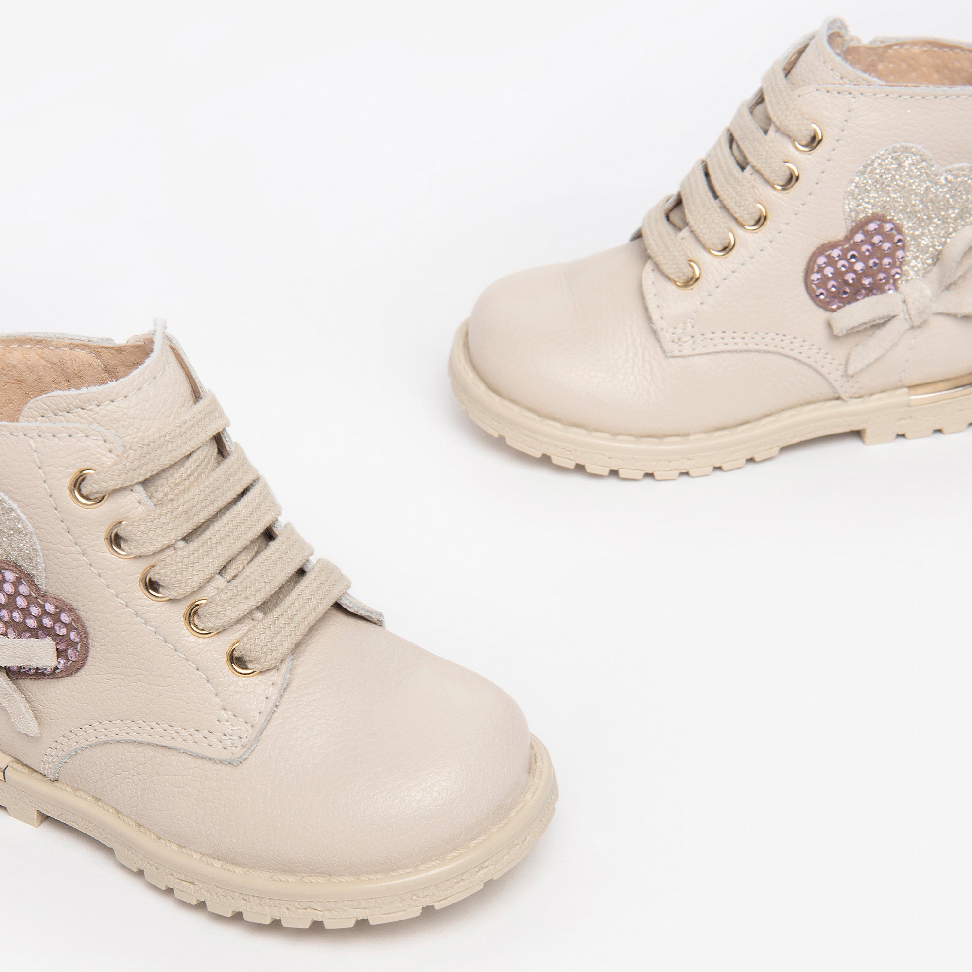 Anfibi Junior da Bambina in Pelle