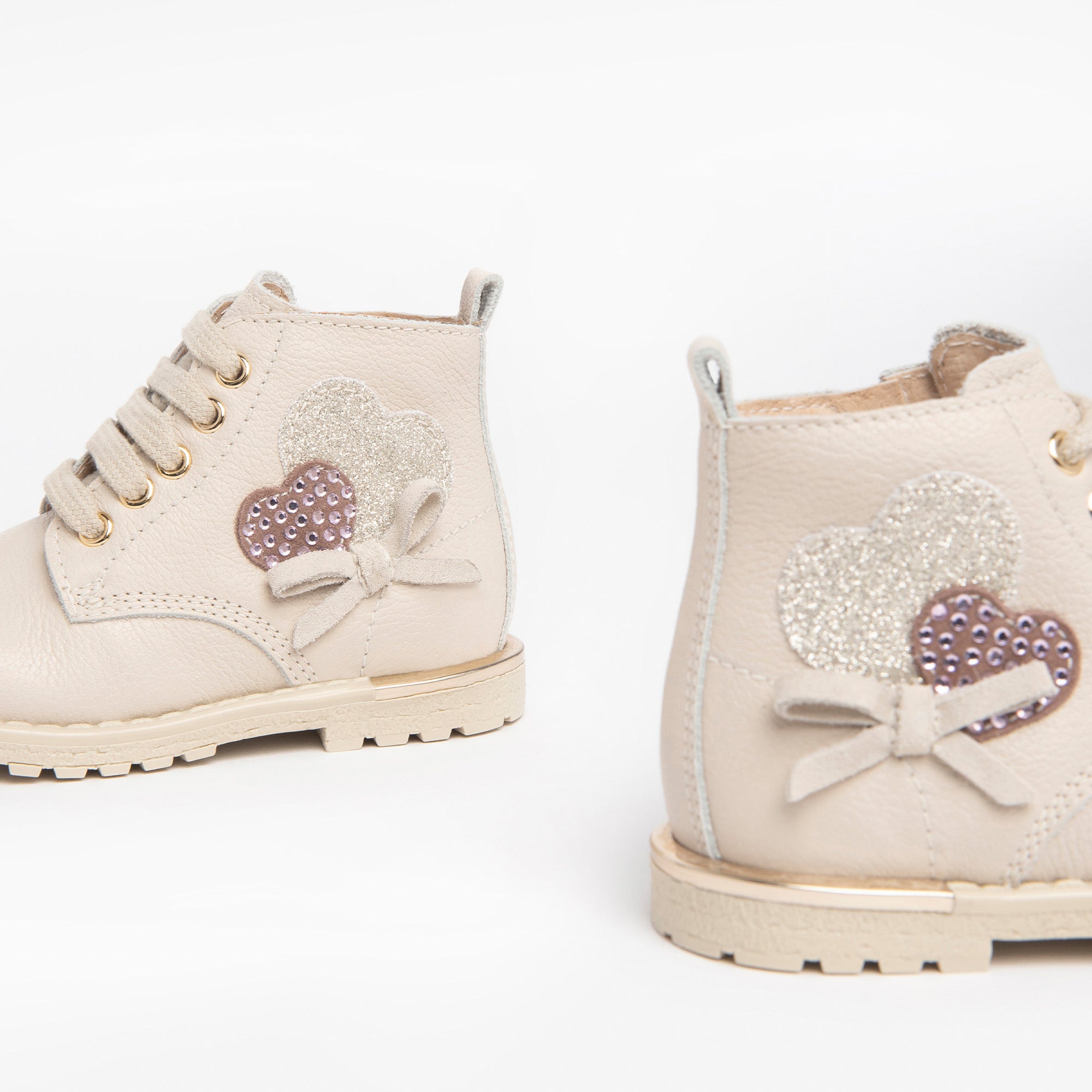 Anfibi Junior da Bambina in Pelle