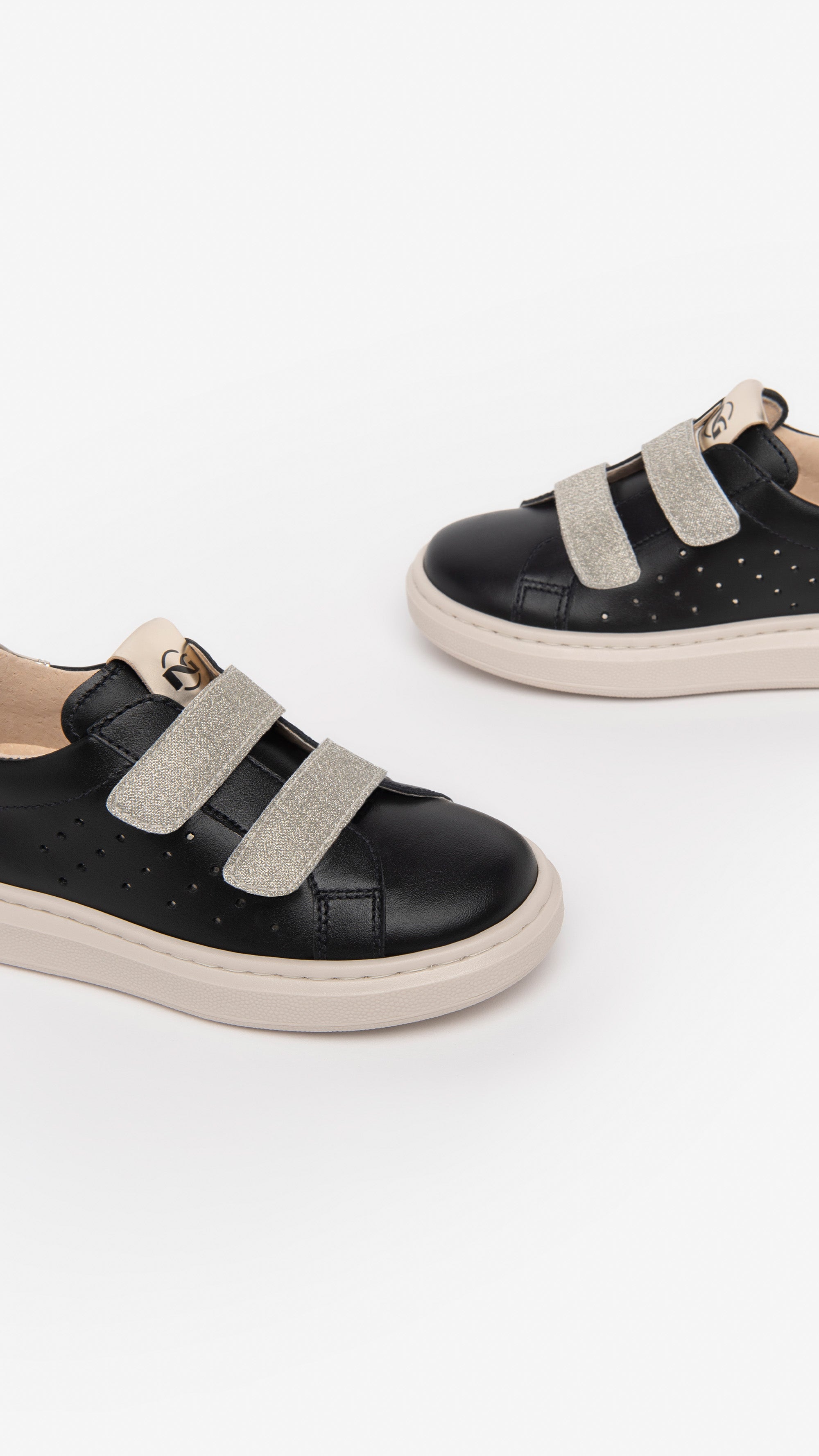 Sneakers Junior da Bambina in Pelle e Tela