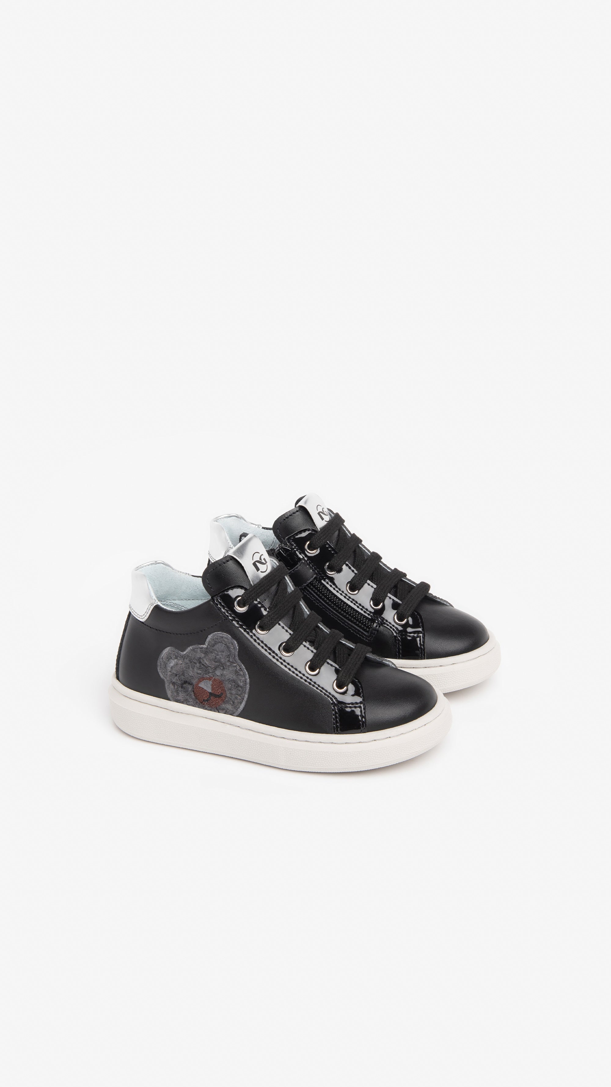 Sneakers Junior da Bambina in Pelle e Tela