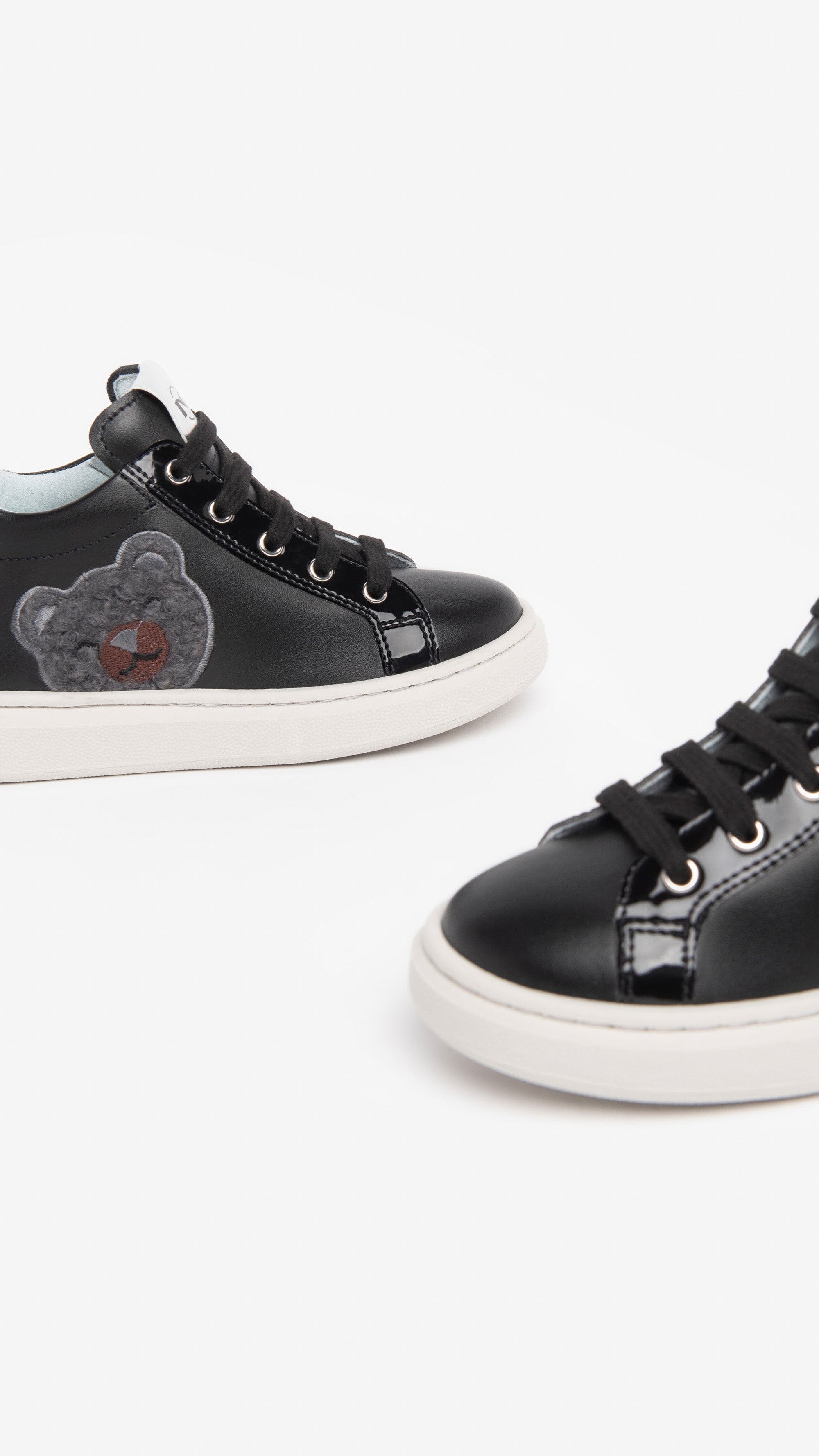 Sneakers Junior da Bambina in Pelle e Tela