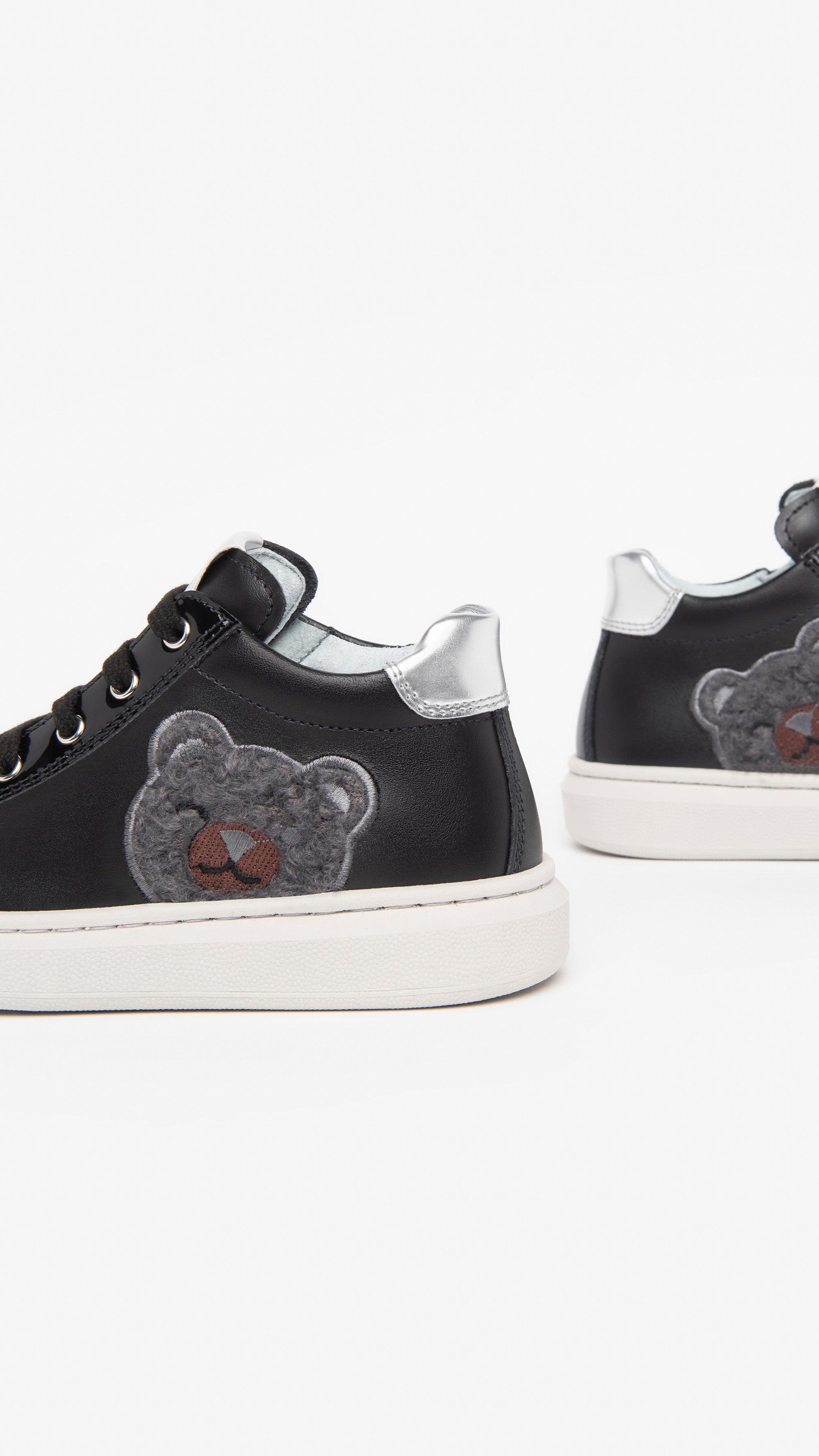 Sneakers Junior da Bambina in Pelle e Tela
