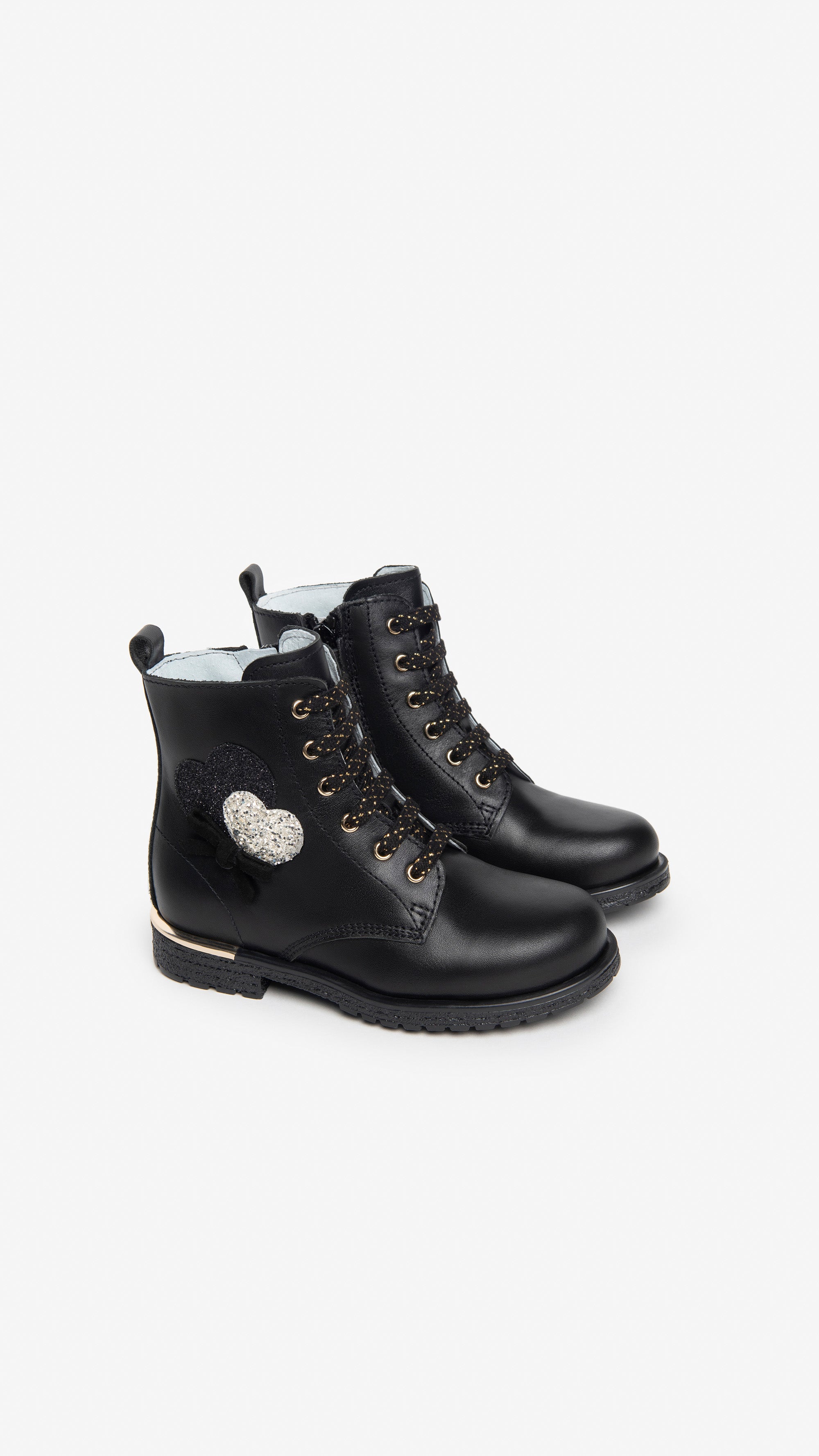 Anfibi Junior da Bambina in Pelle