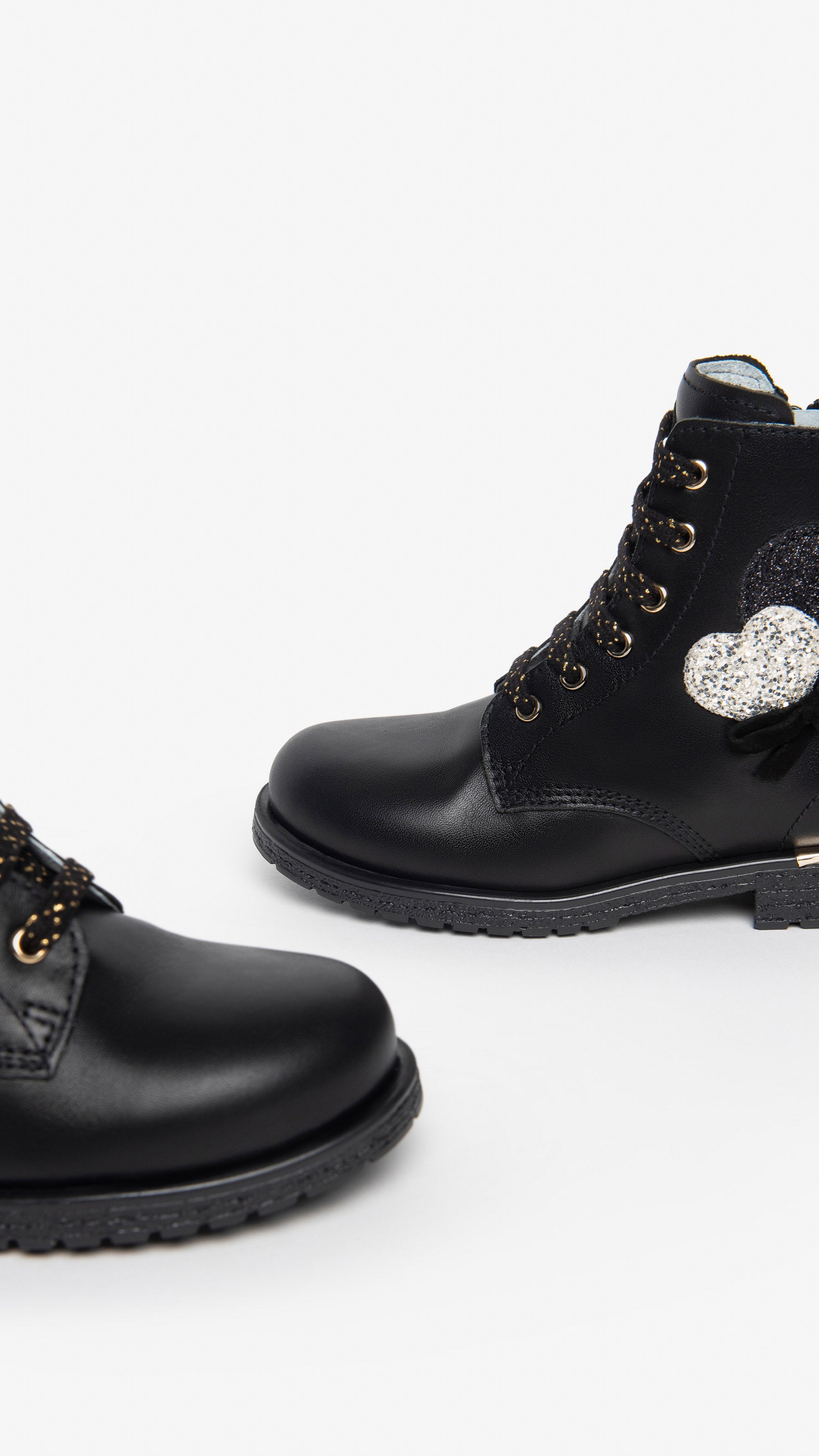 Anfibi Junior da Bambina in Pelle