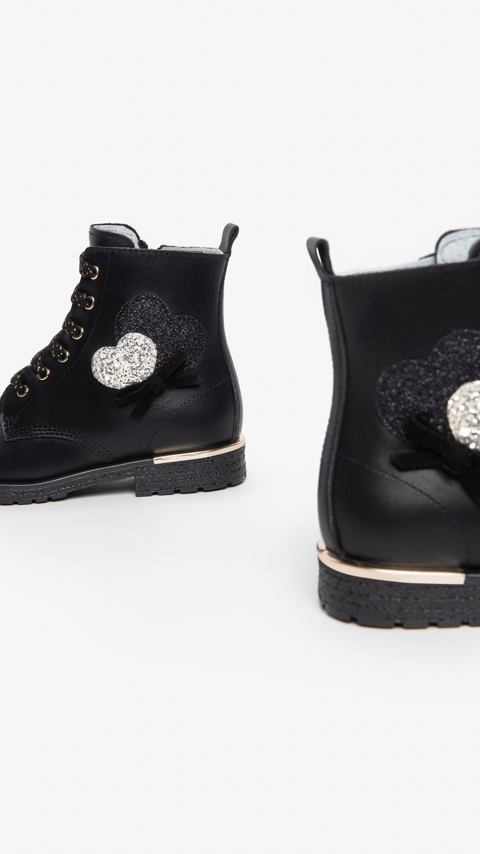 Anfibi Junior da Bambina in Pelle