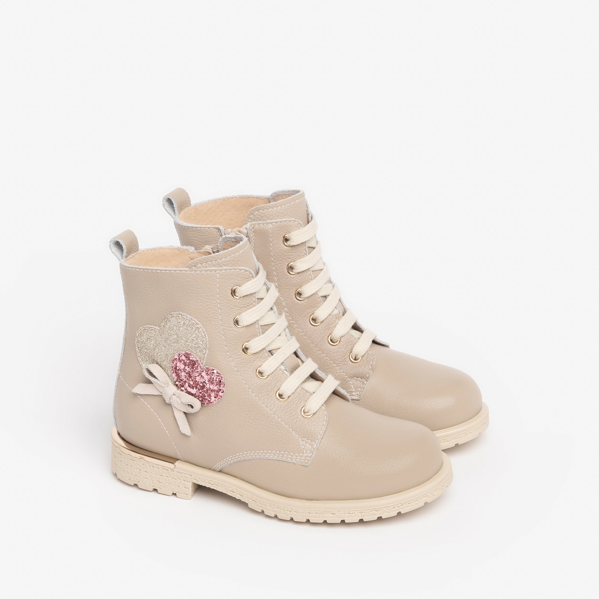 Anfibi Junior da Bambina in Pelle