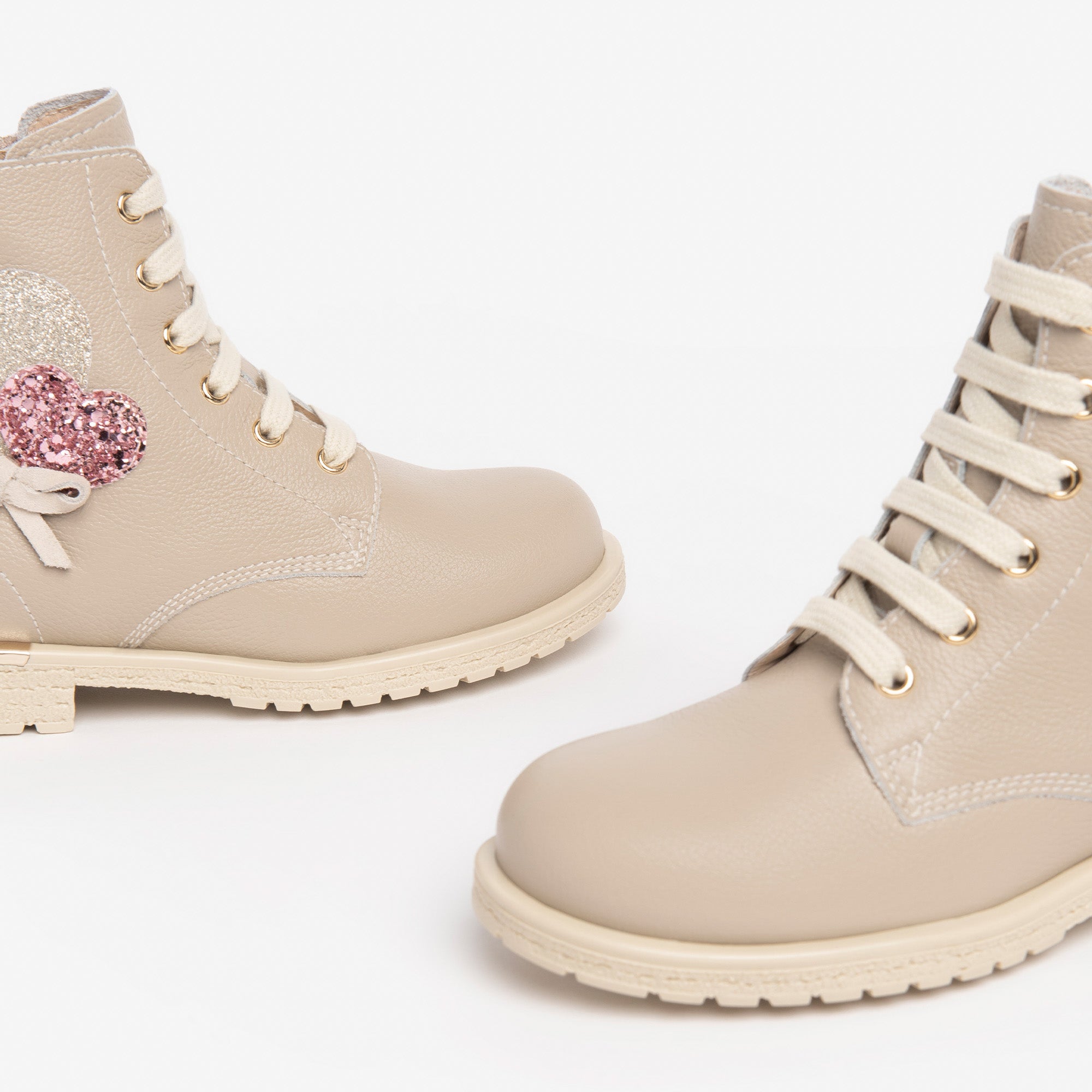 Anfibi Junior da Bambina in Pelle