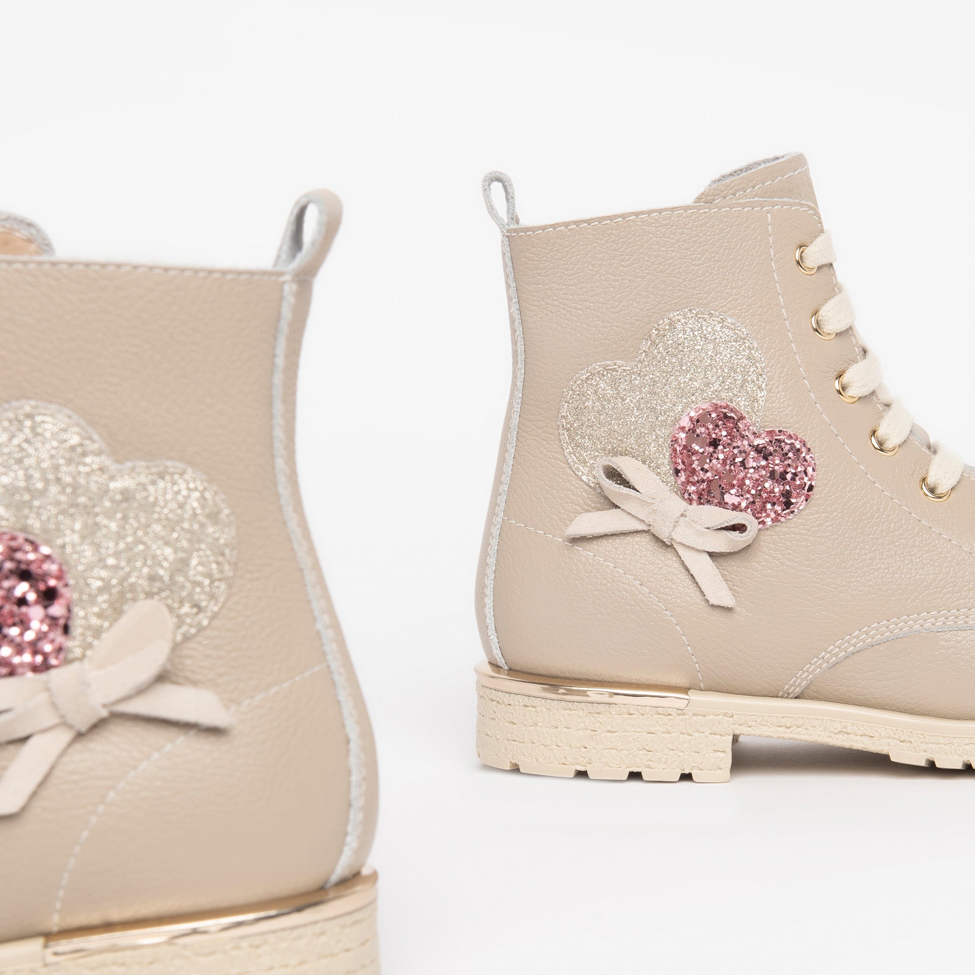 Anfibi Junior da Bambina in Pelle