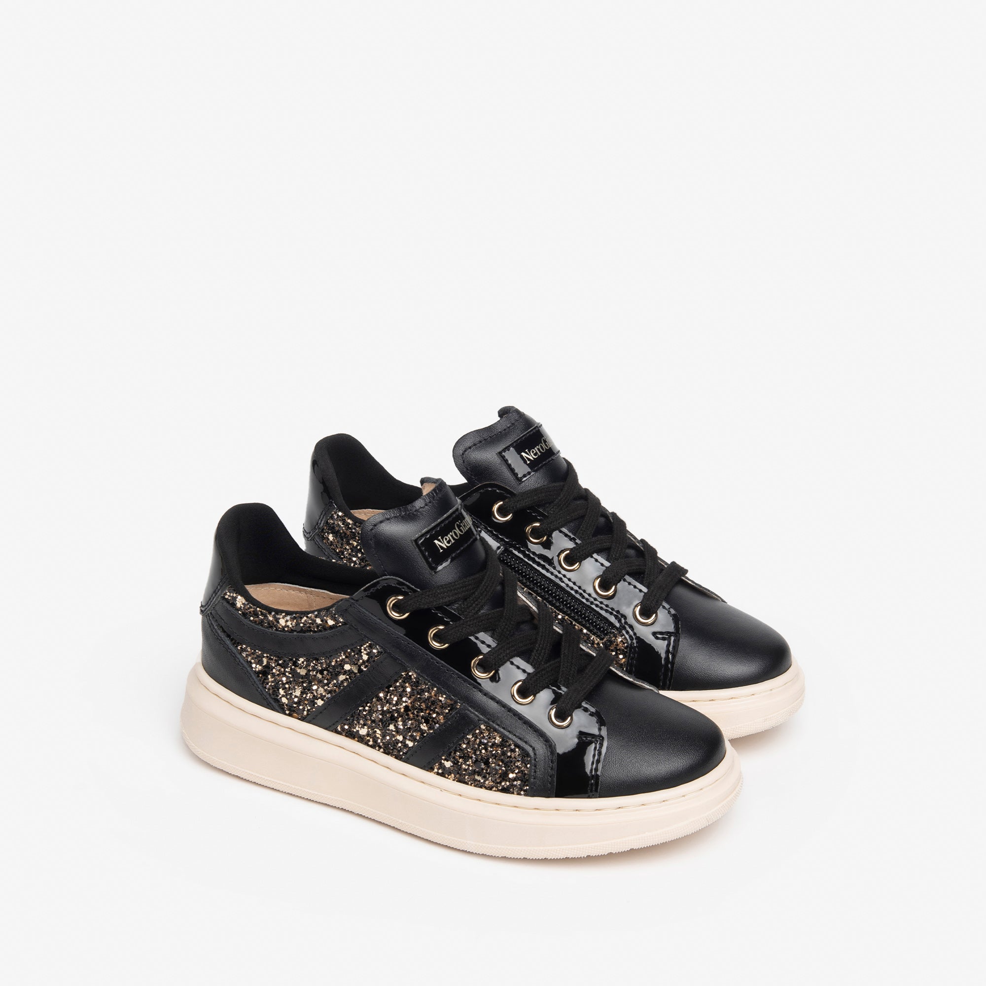 Sneakers Teen da Ragazza in Pelle e Tela