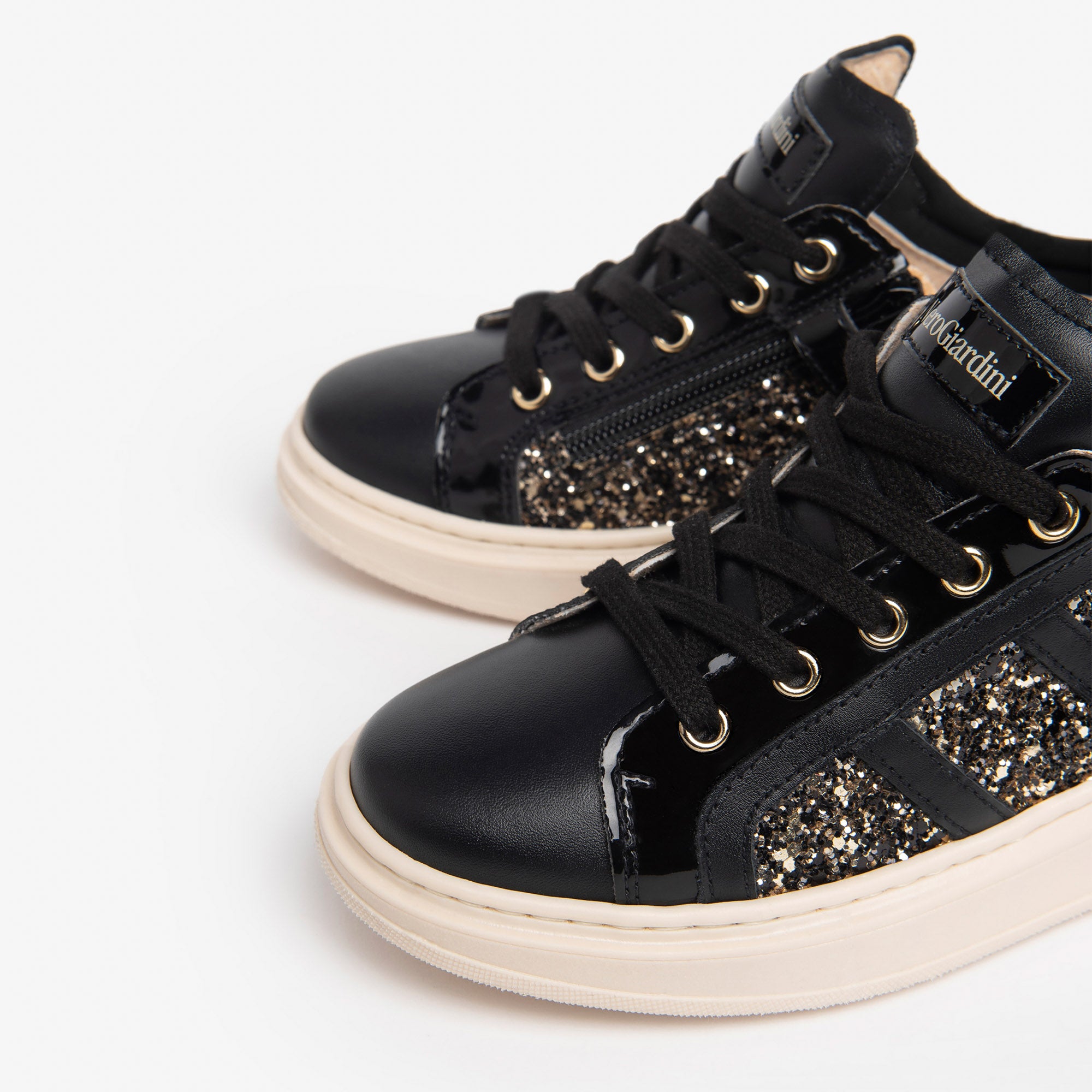 Sneakers Teen da Ragazza in Pelle e Tela