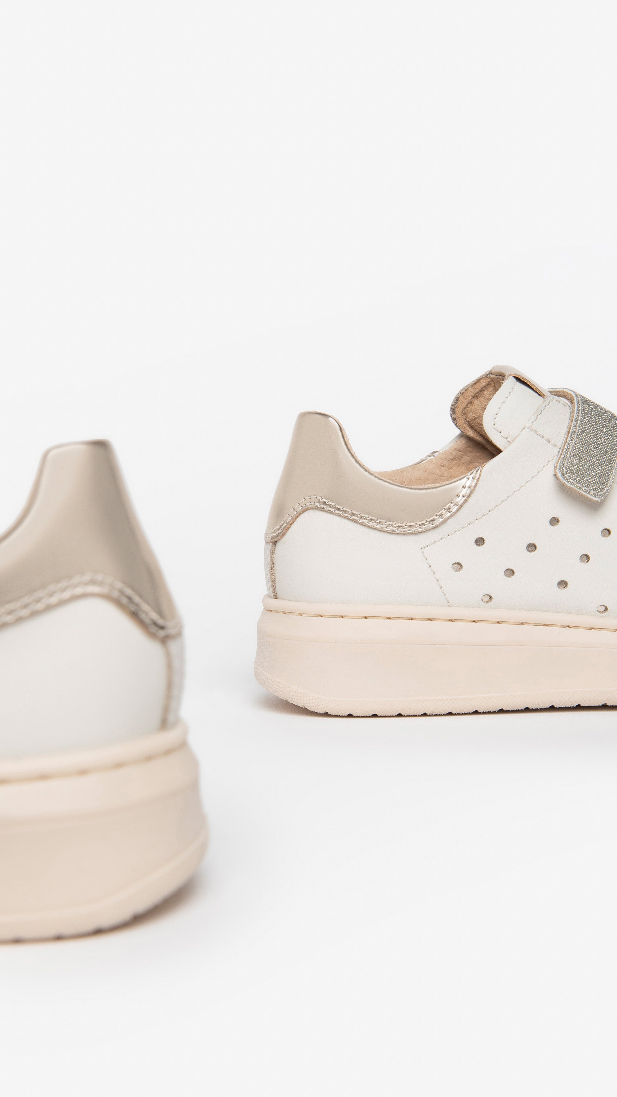 Sneakers Teen da Ragazza in Pelle e Tela