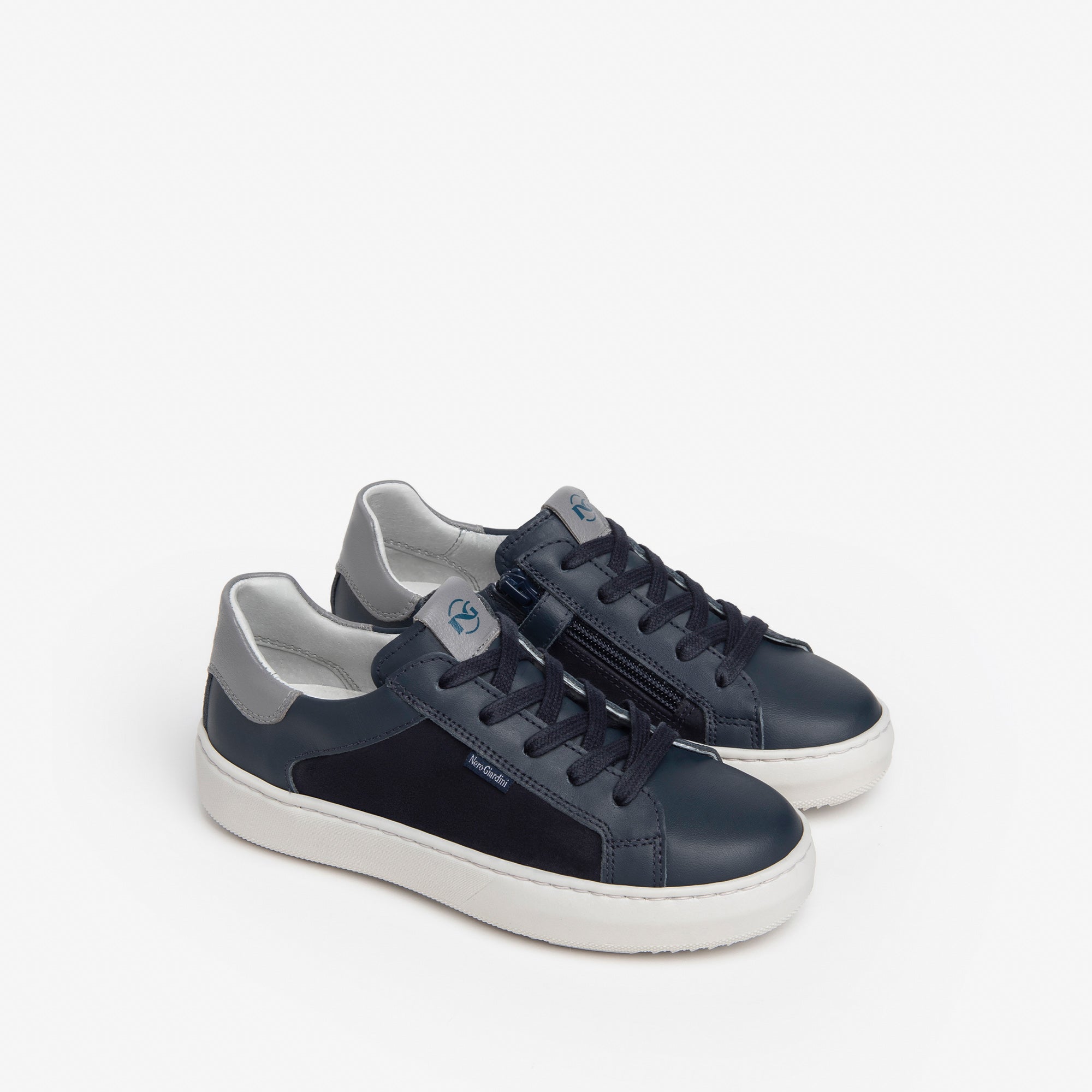 Sneakers Teen da Ragazzo in Pelle e Tela