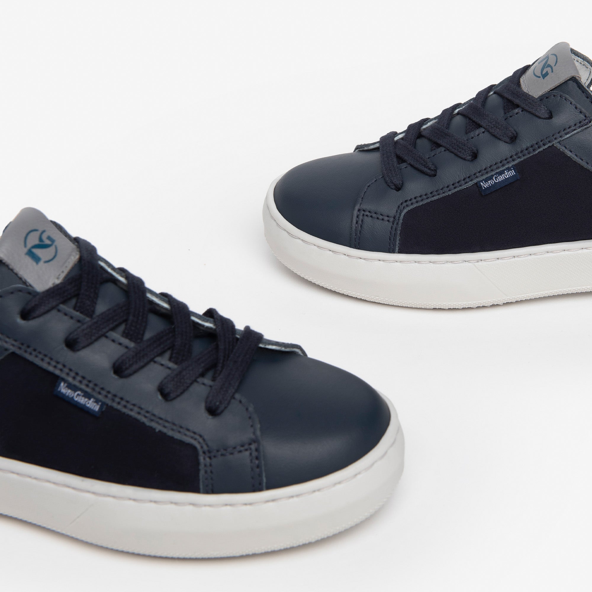 Sneakers Teen da Ragazzo in Pelle e Tela