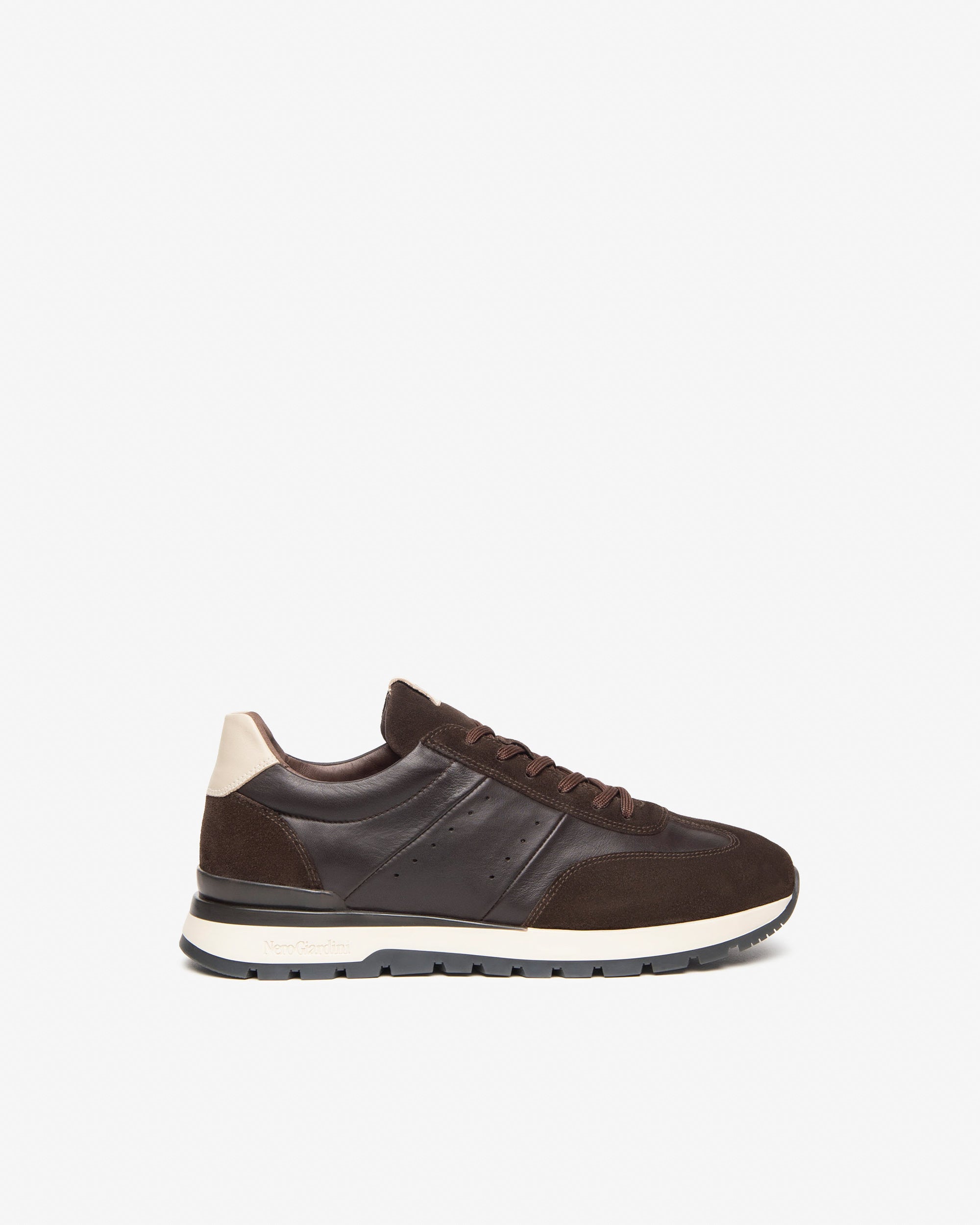 Sneakers Heren in Suède en Leder