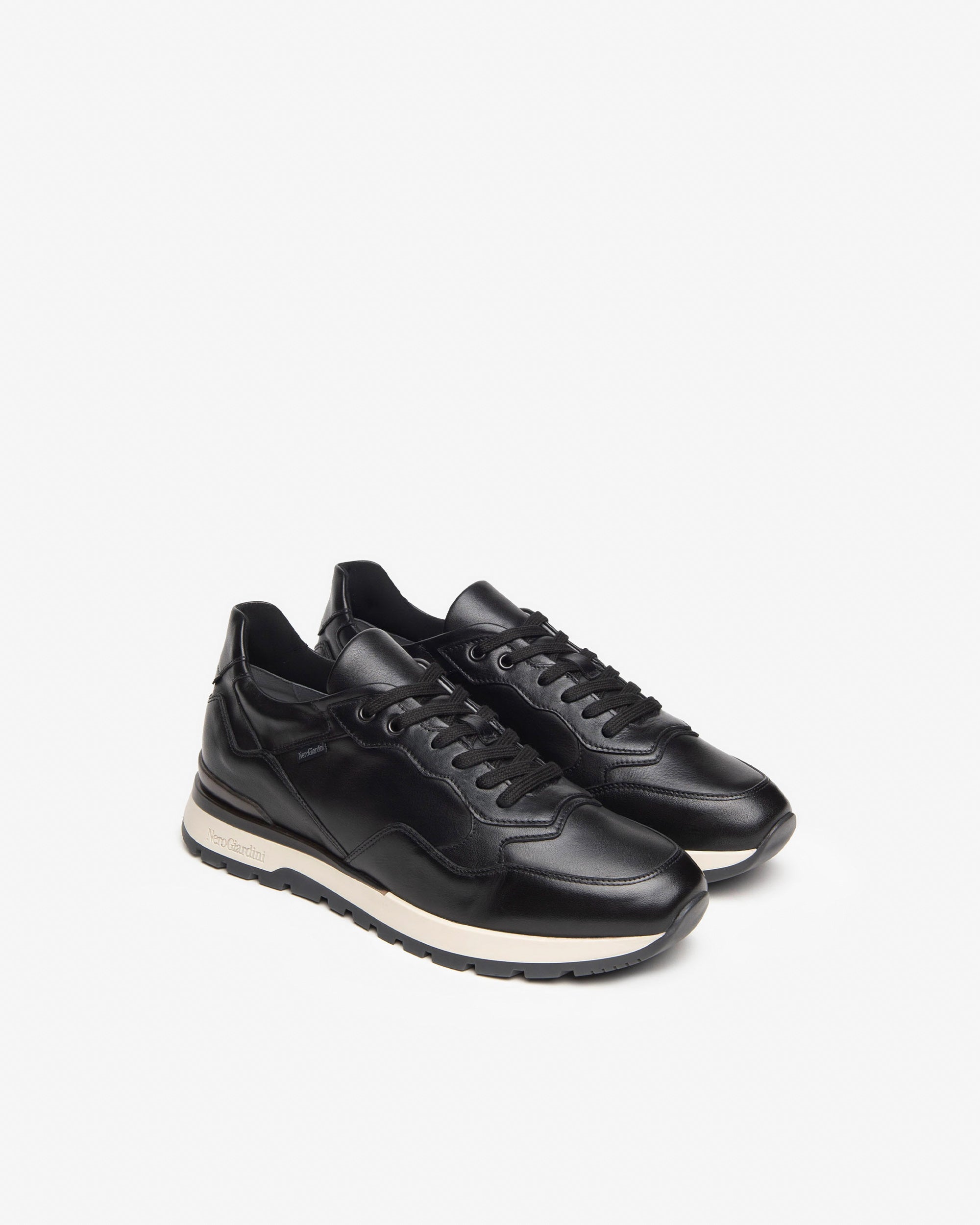 Nero Giardini I500950U Sneakers Uomo in Pelle E Camoscio - Testa di Moro 41 EU Nero Giardini I500950U Sneakers Uomo in Pelle E Camoscio - Testa di Moro 41 EU