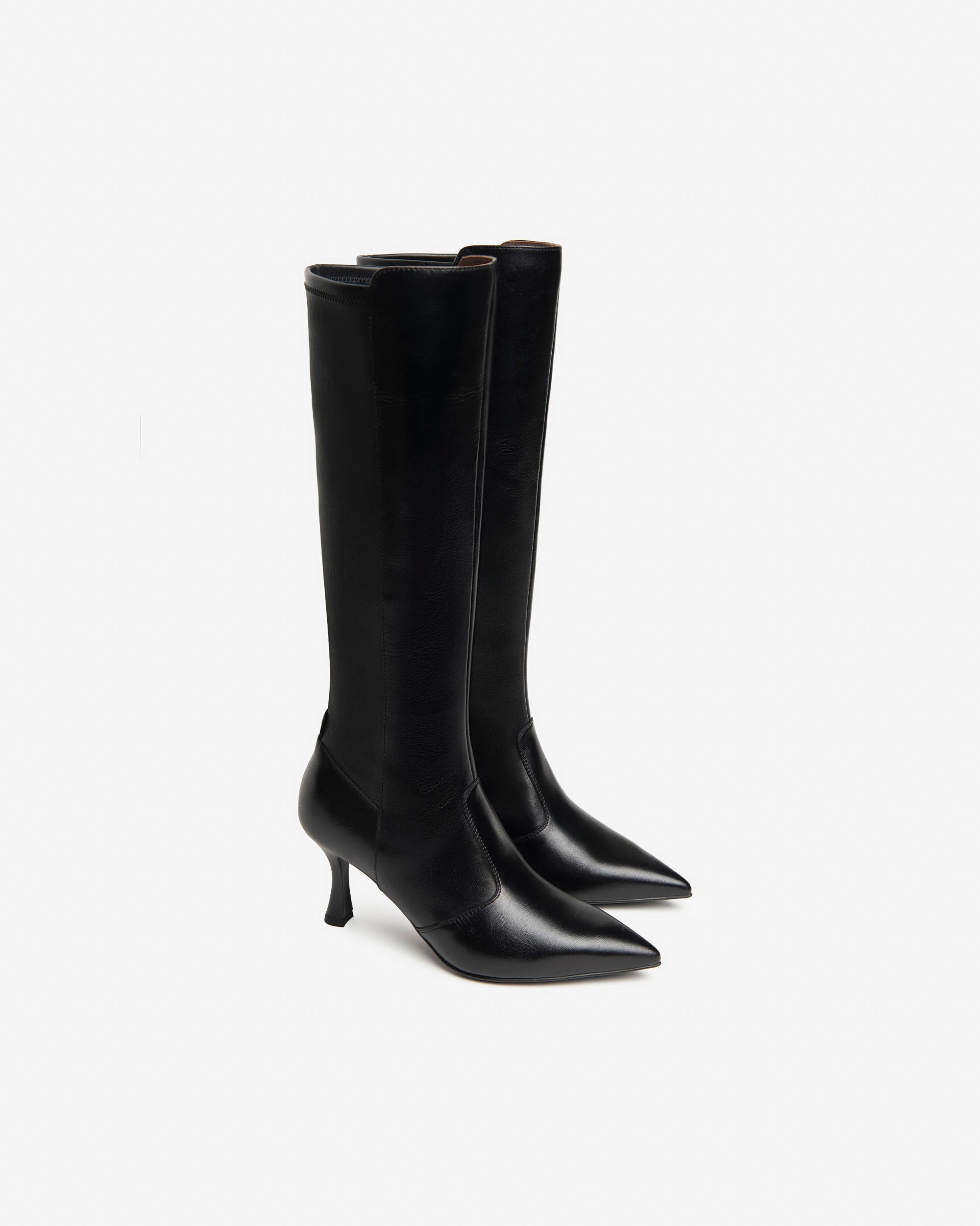 Stivali Donna in Pelle e Materiale Tecnico