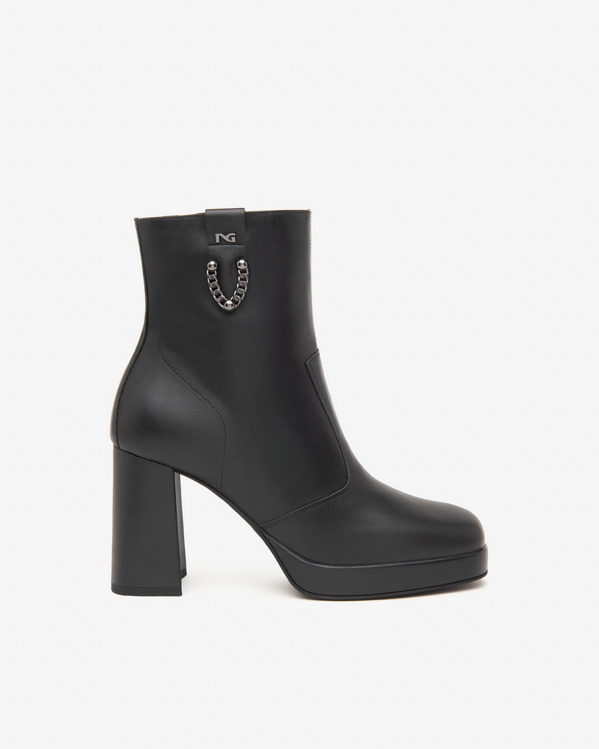 Damen-Stiefelette aus Leder