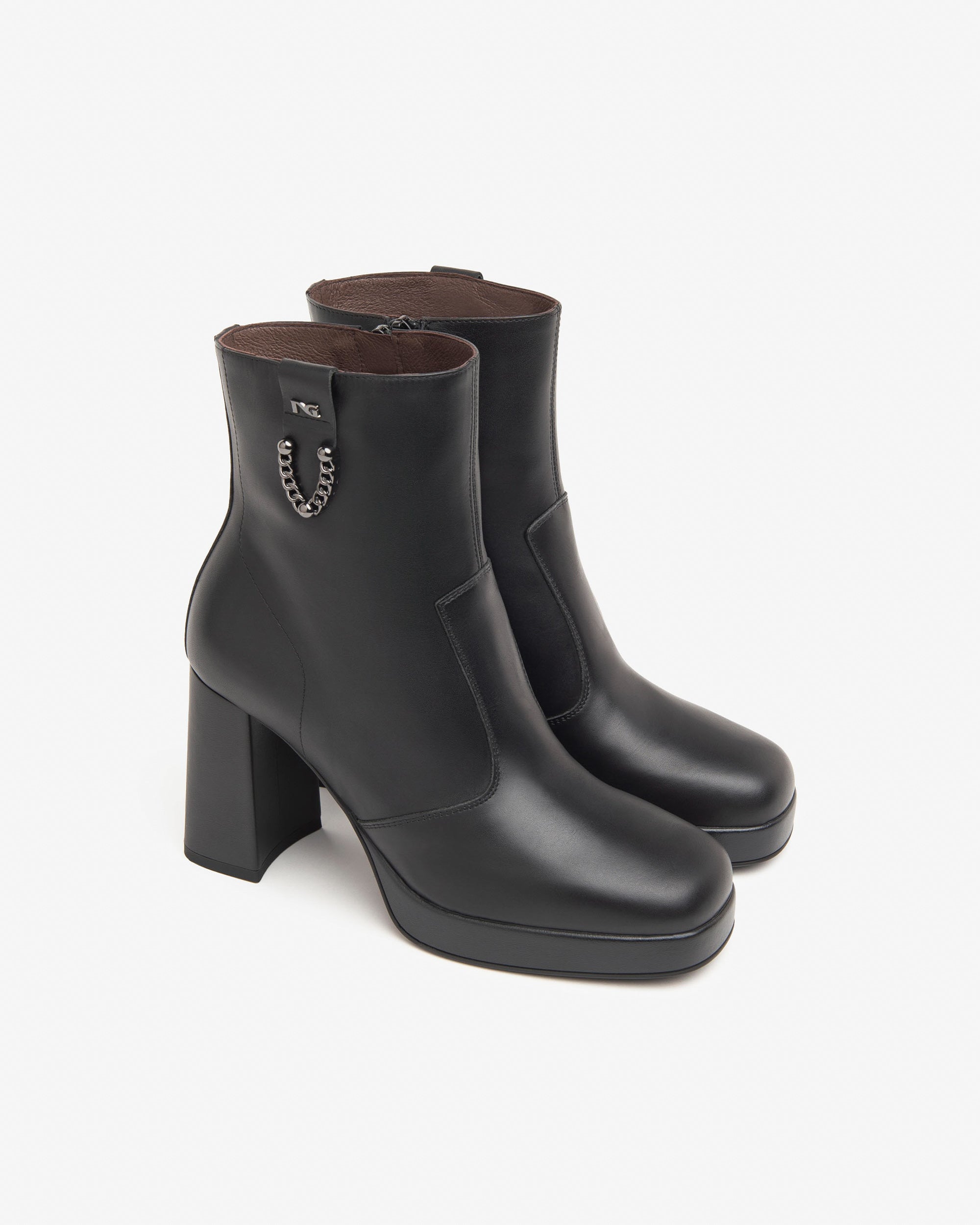 Damen-Stiefelette aus Leder