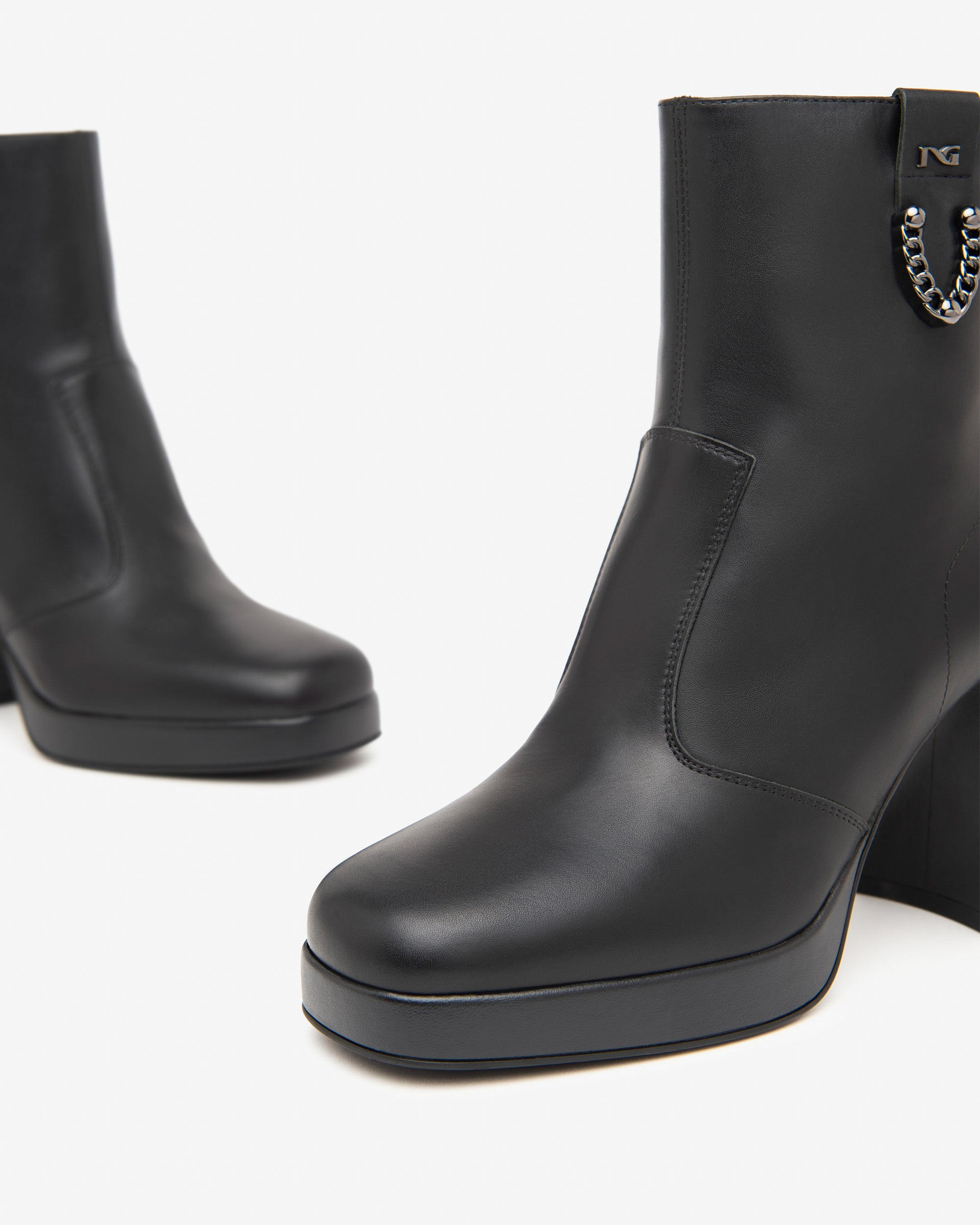 Damen-Stiefelette aus Leder