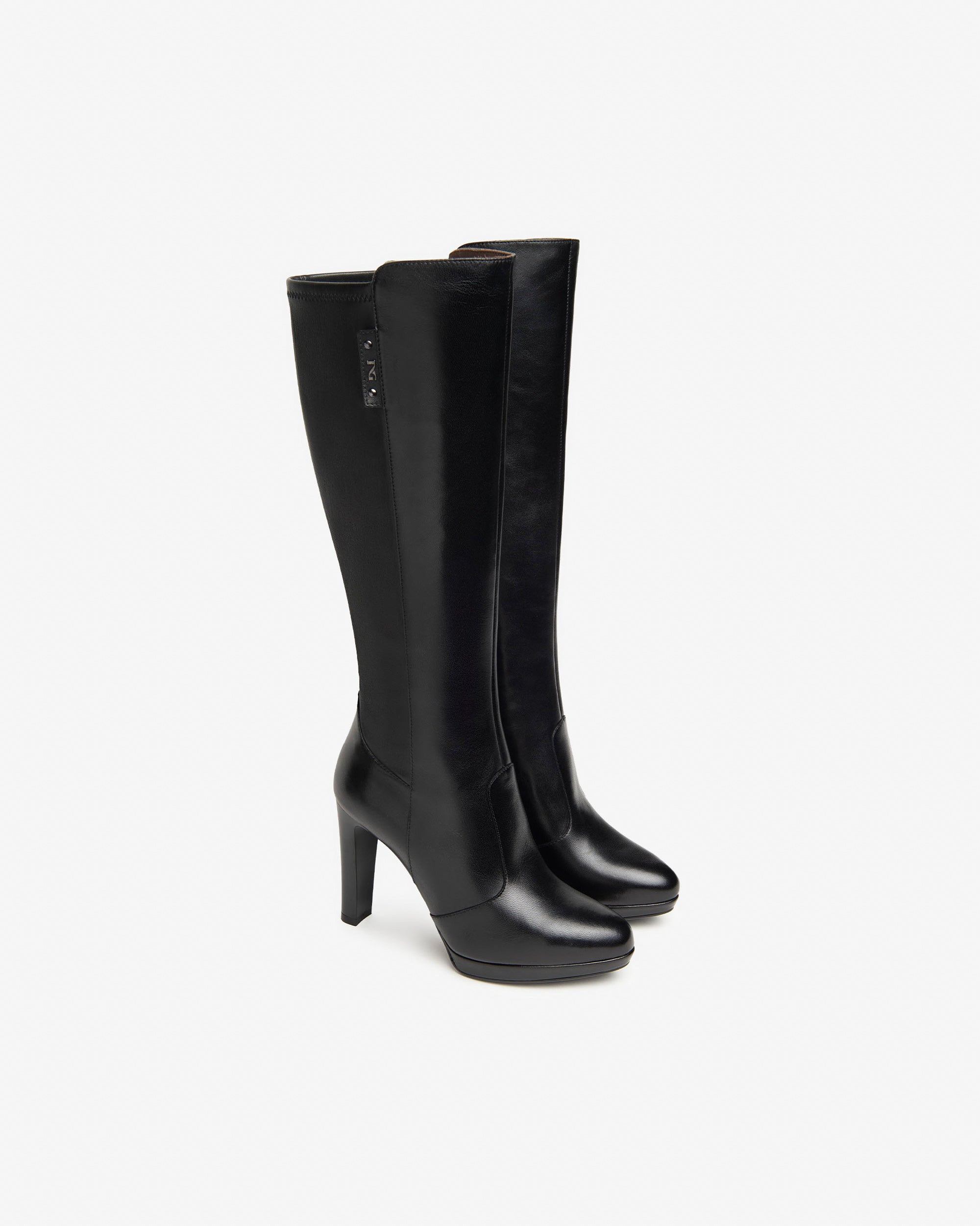 Botas Mujer de Piel y Material Técnico