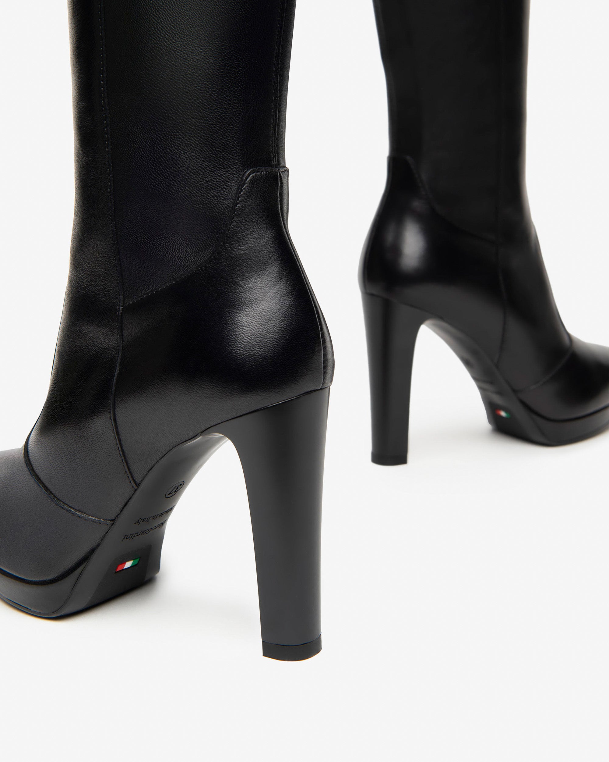 Botas Mujer de Piel y Material Técnico