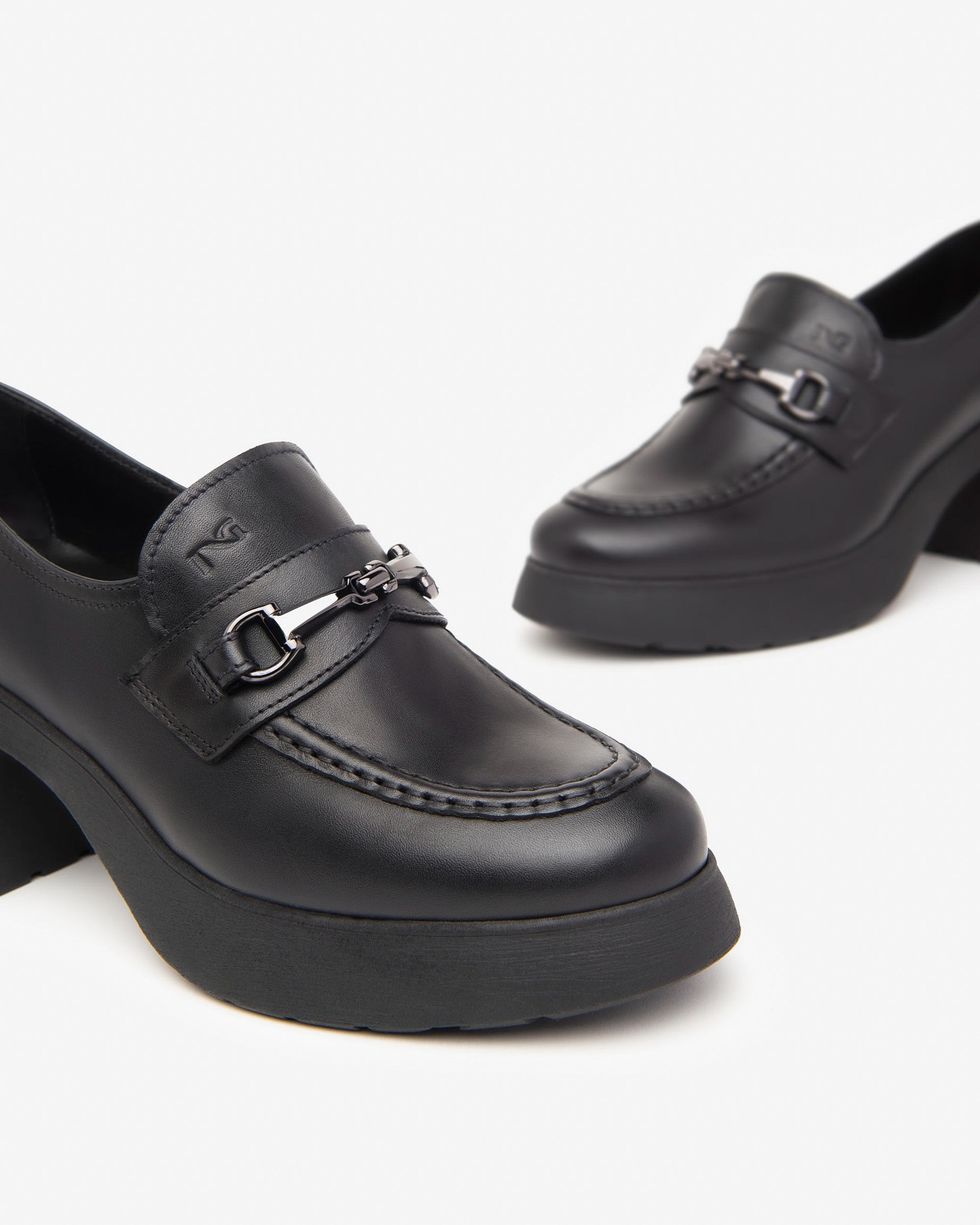 Mocassins Dames in Leder