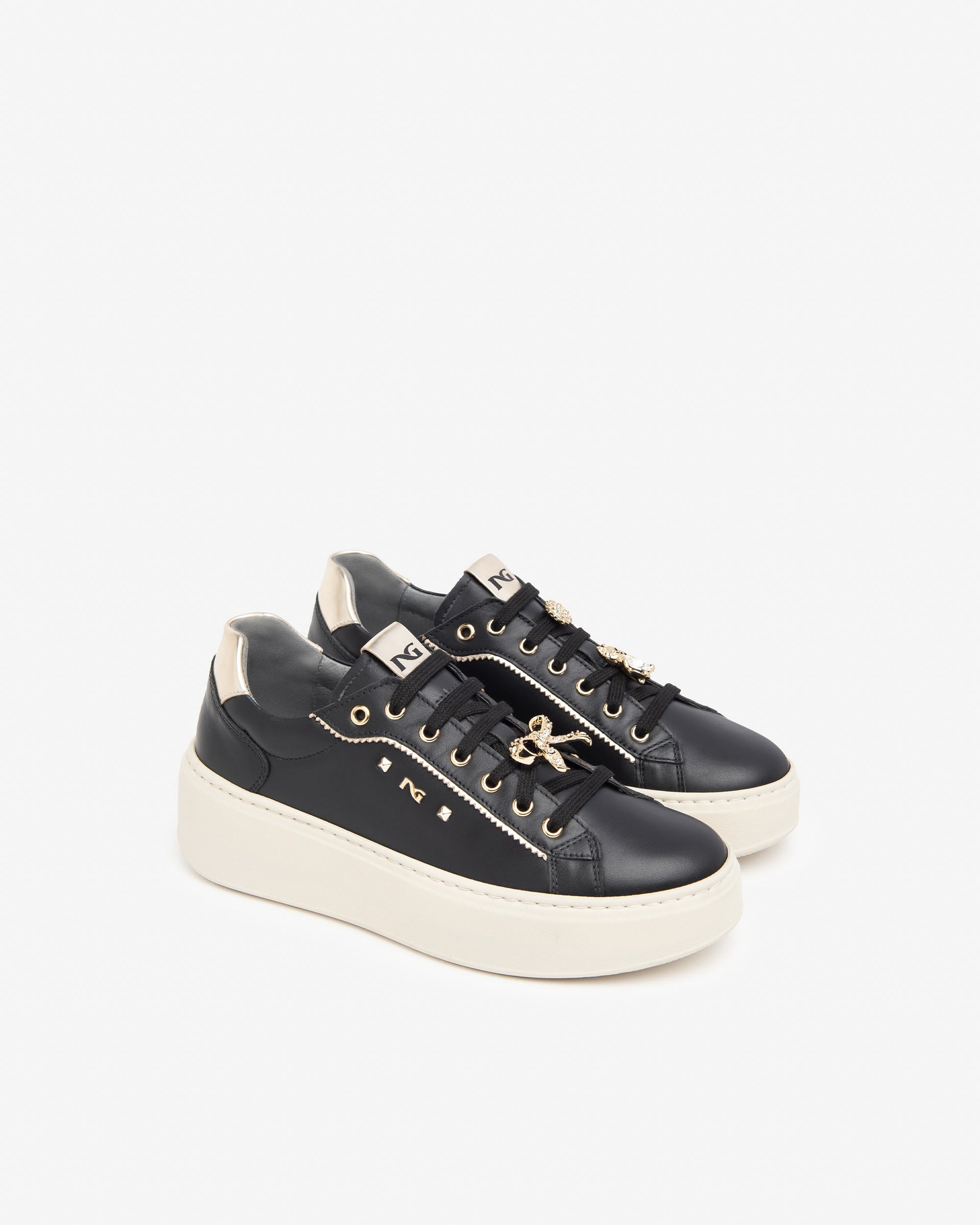 Sneakers Donna in Pelle e Materiale Tecnico