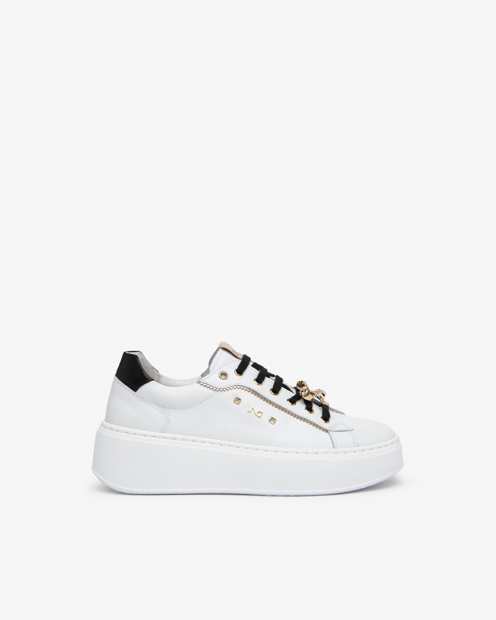 Women’s Leather and Technical Fabric Sneakers