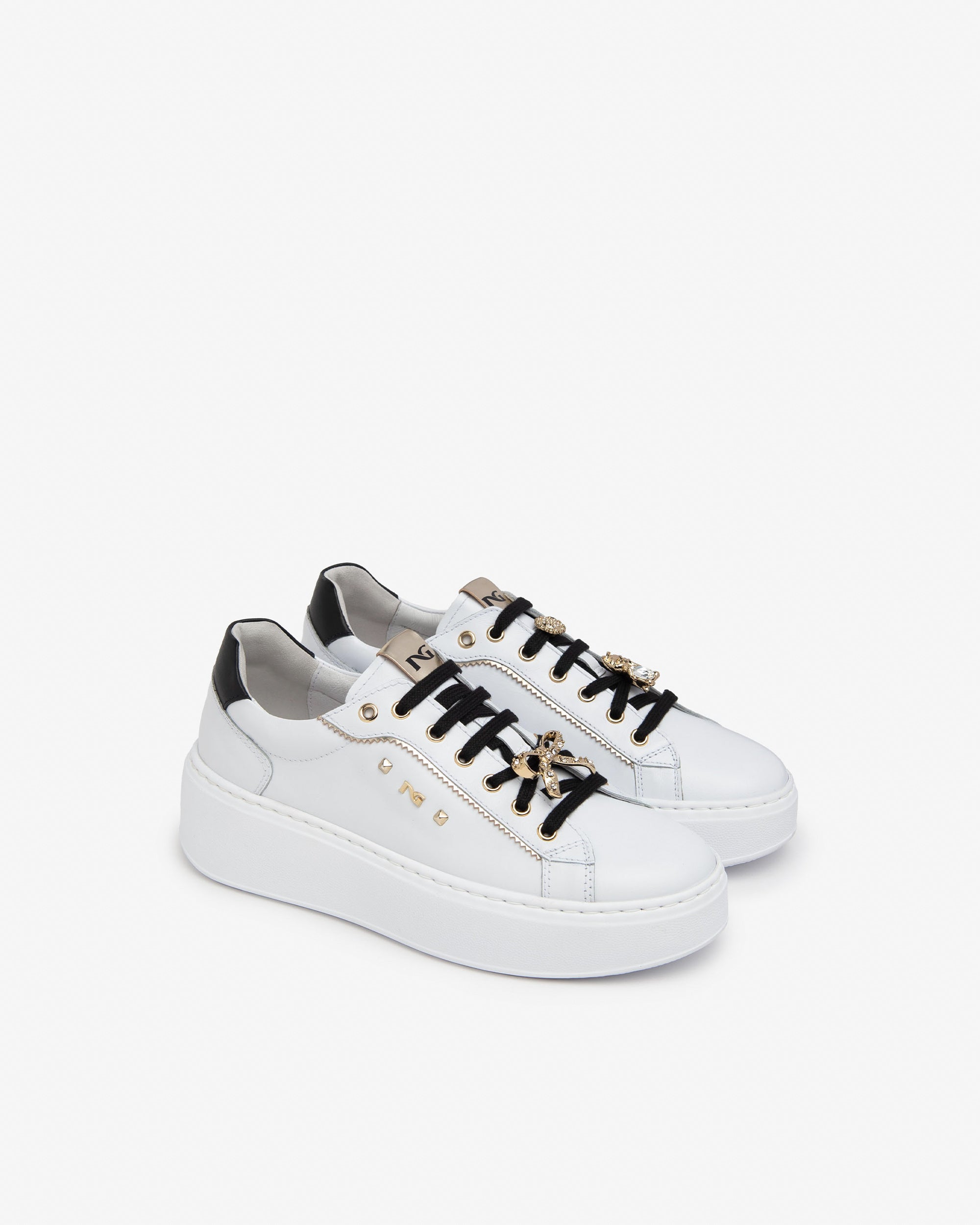 Sneakers Donna in Pelle e Materiale Tecnico