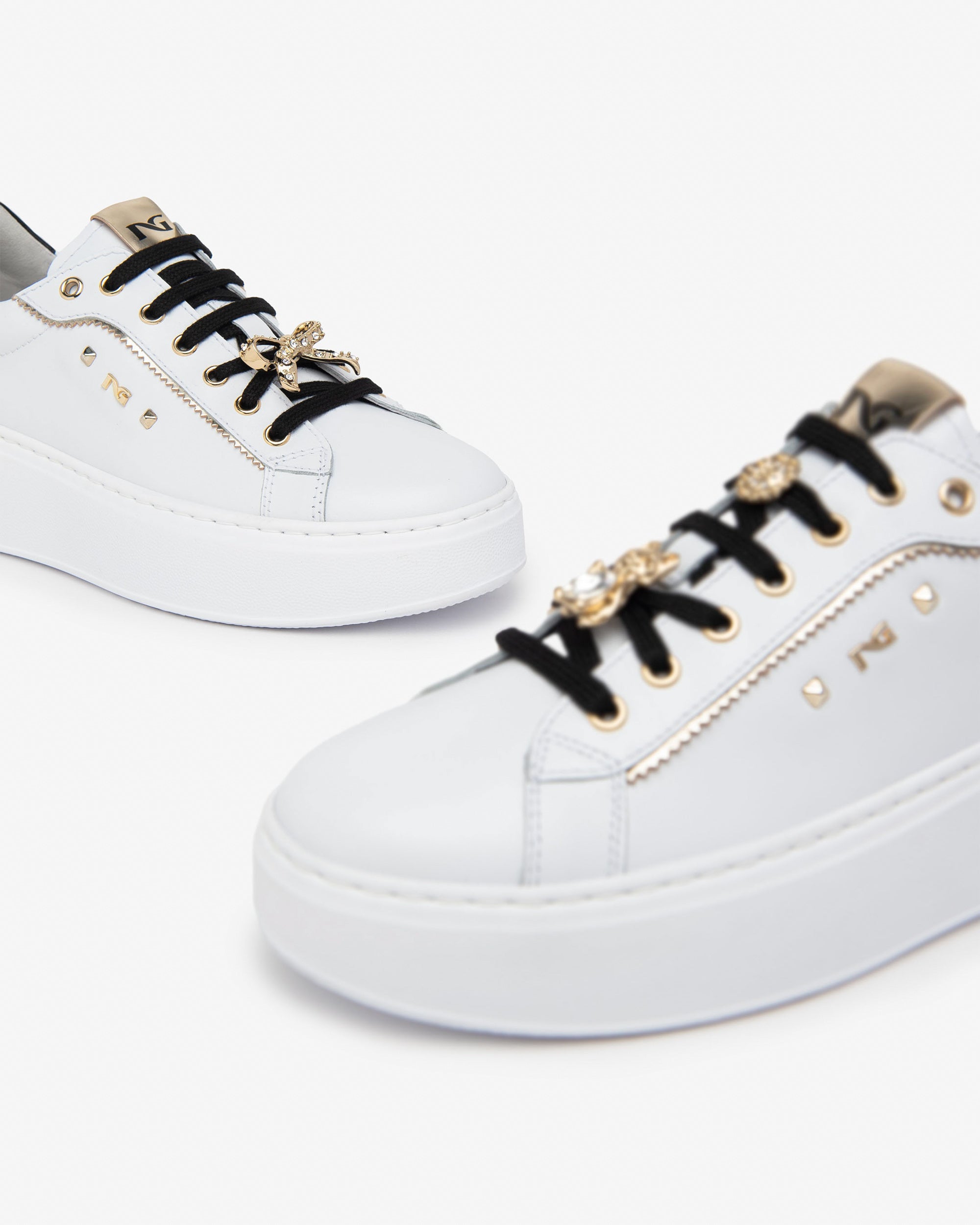 Sneakers Donna in Pelle e Materiale Tecnico
