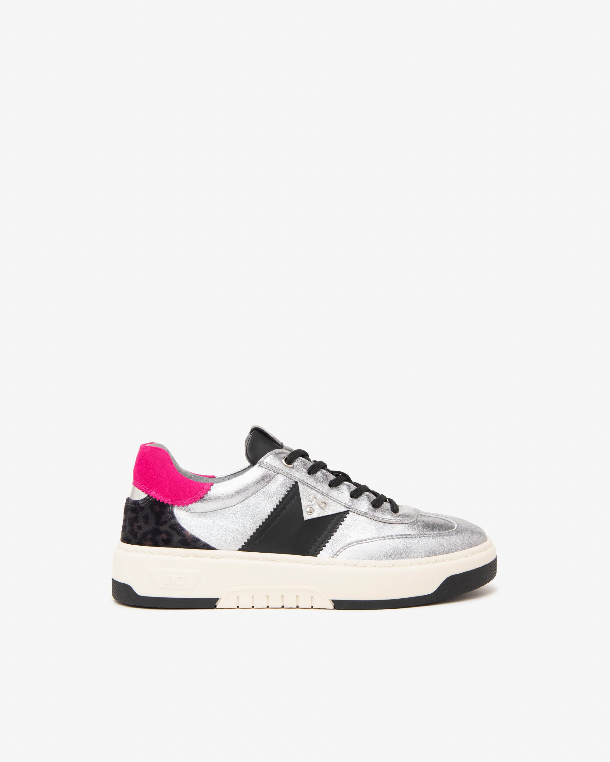 Sneakers Donna in Pelle, Materiale Tecnico e Suede