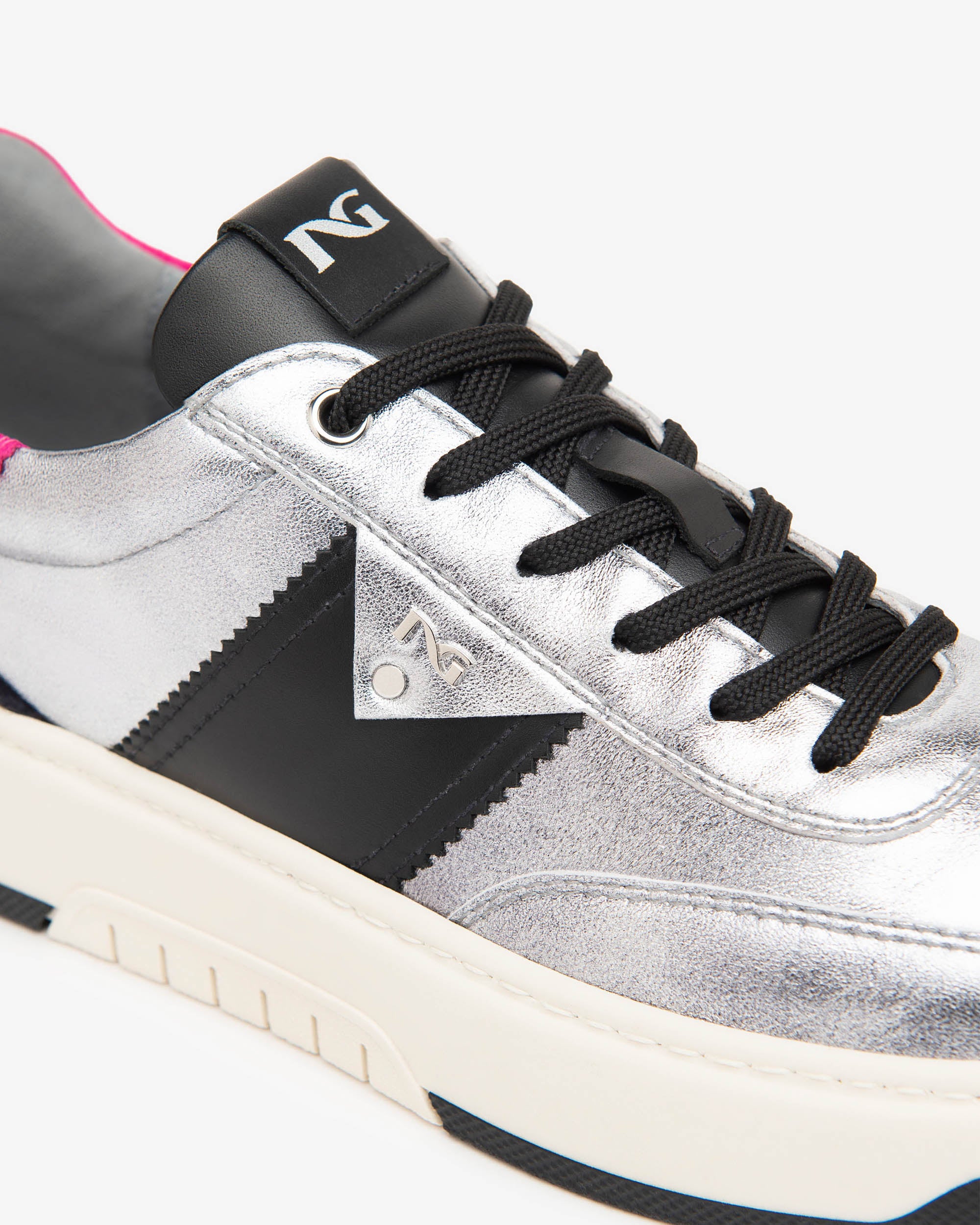 Sneakers Donna in Pelle, Materiale Tecnico e Suede