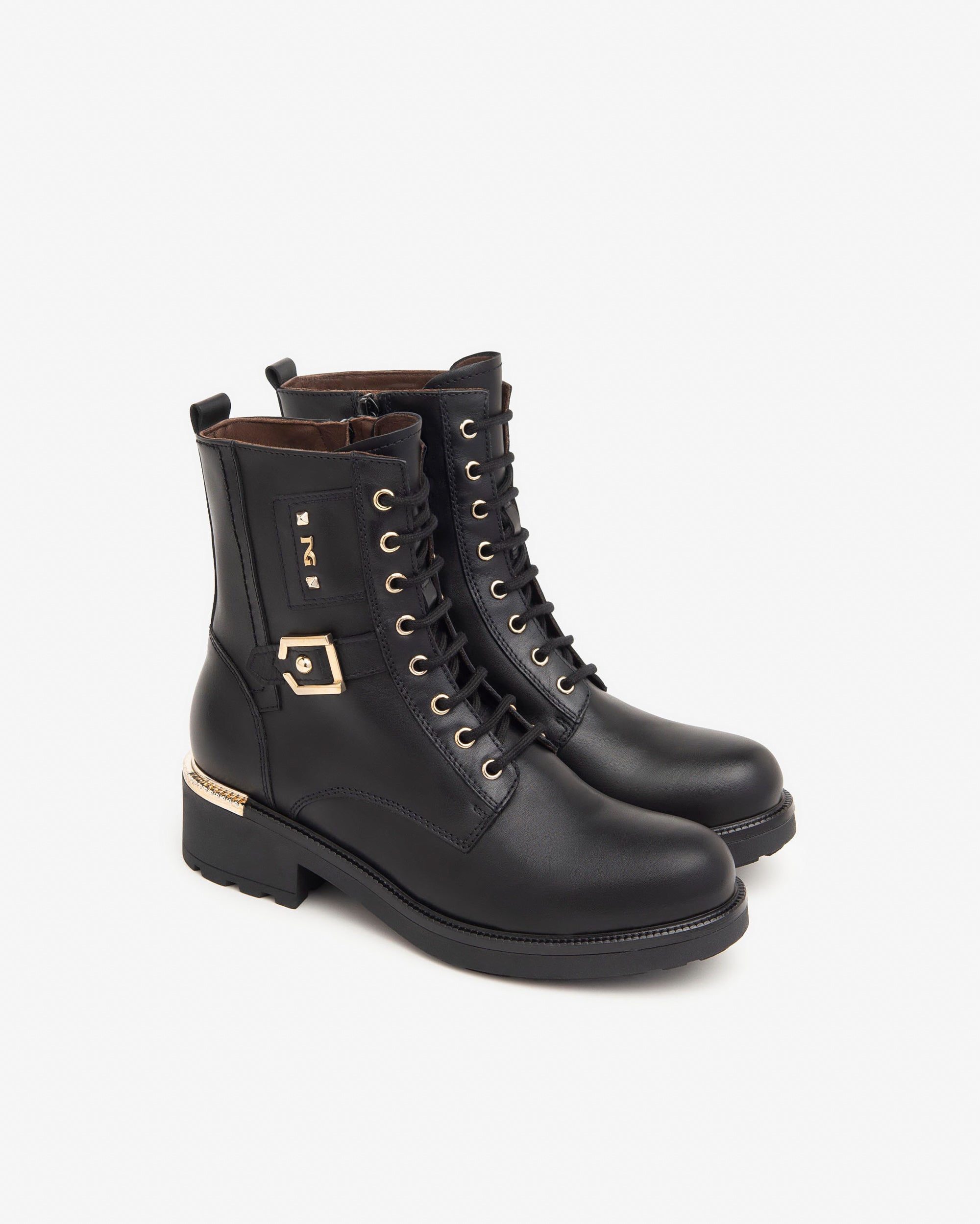 Women’s Leather Combat Boots