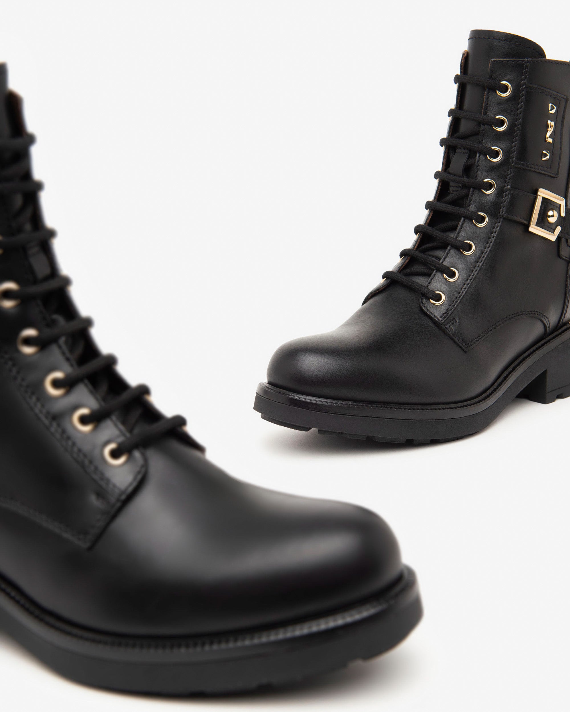 Women’s Leather Combat Boots