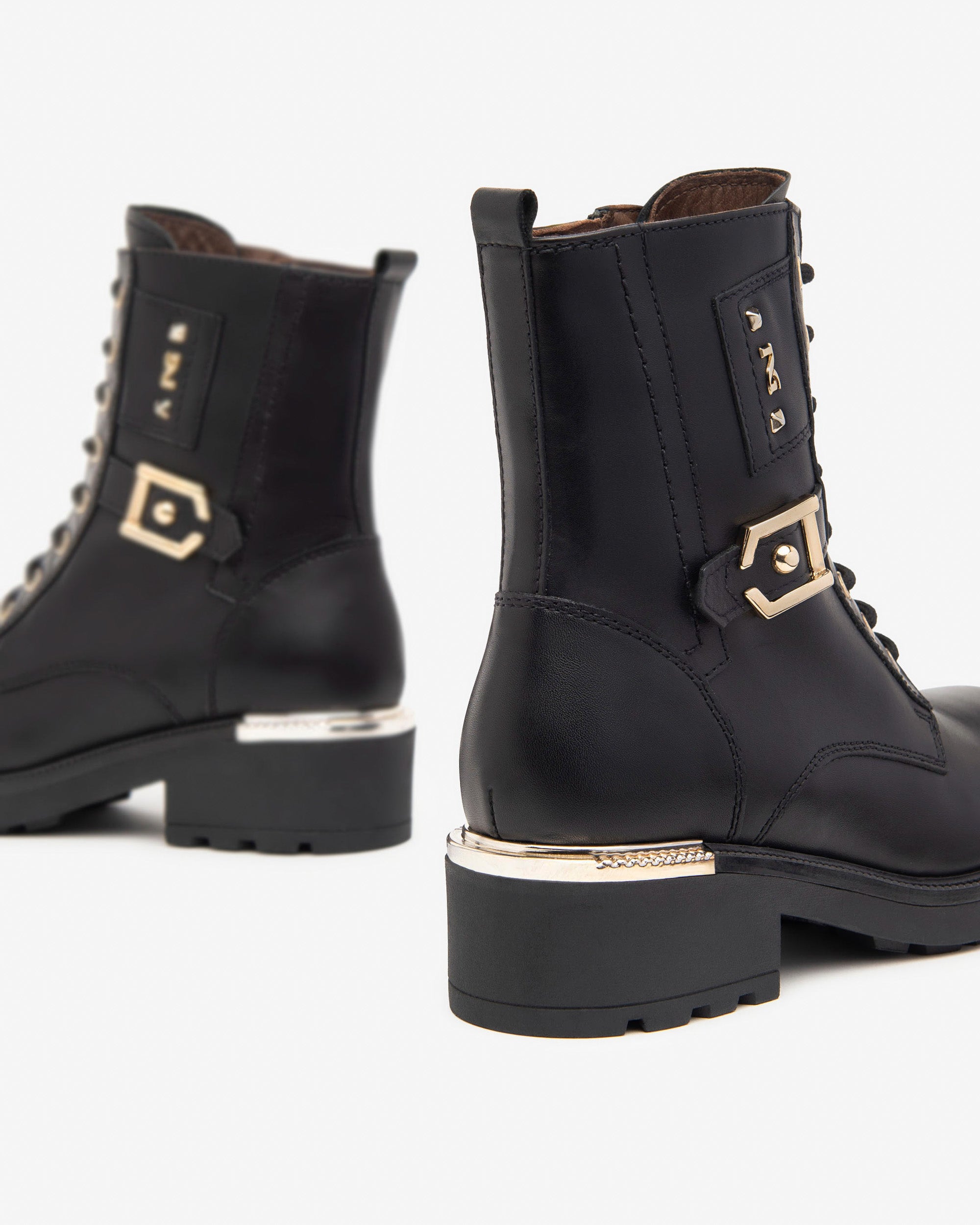 Women’s Leather Combat Boots
