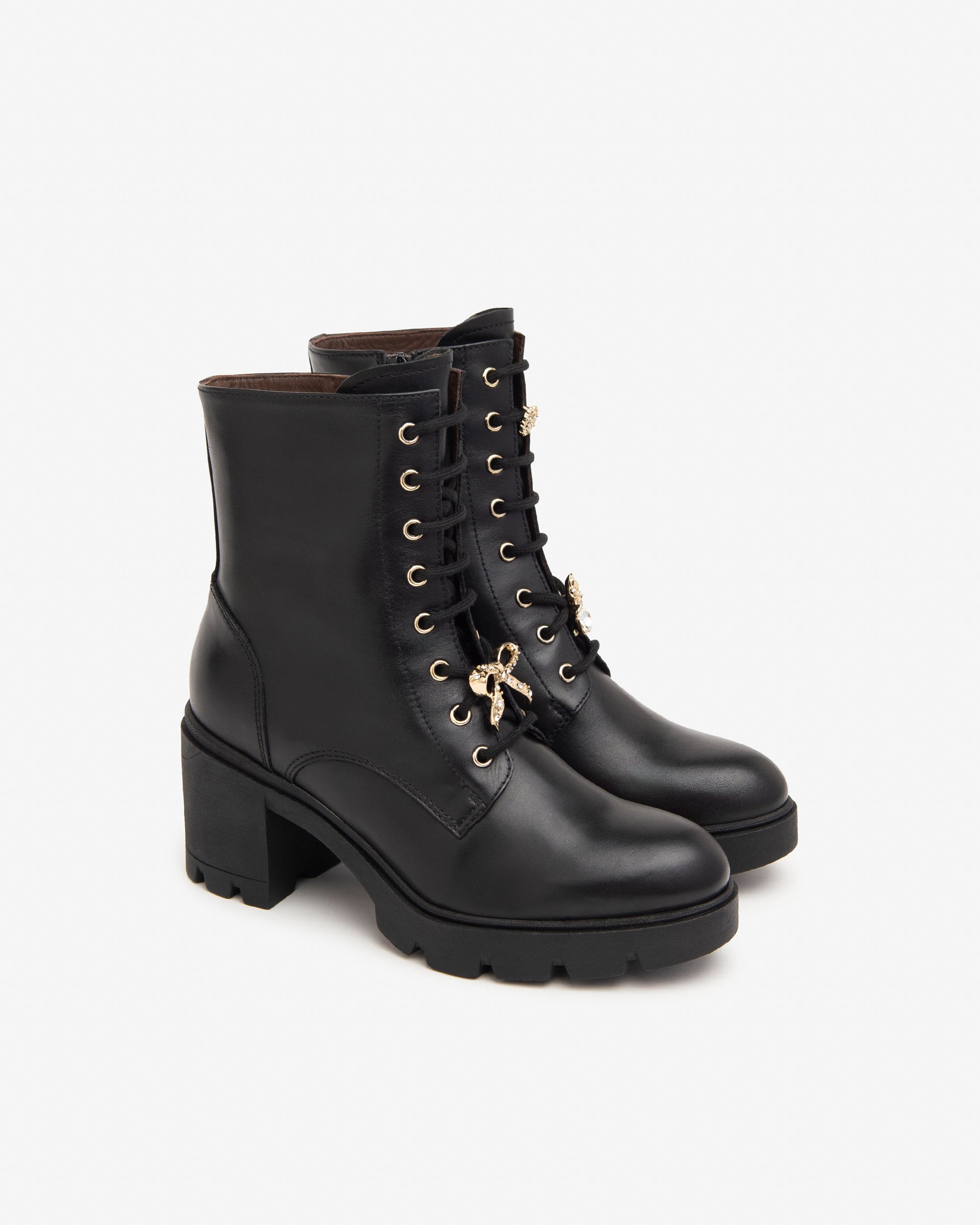 Women’s Leather Combat Boots