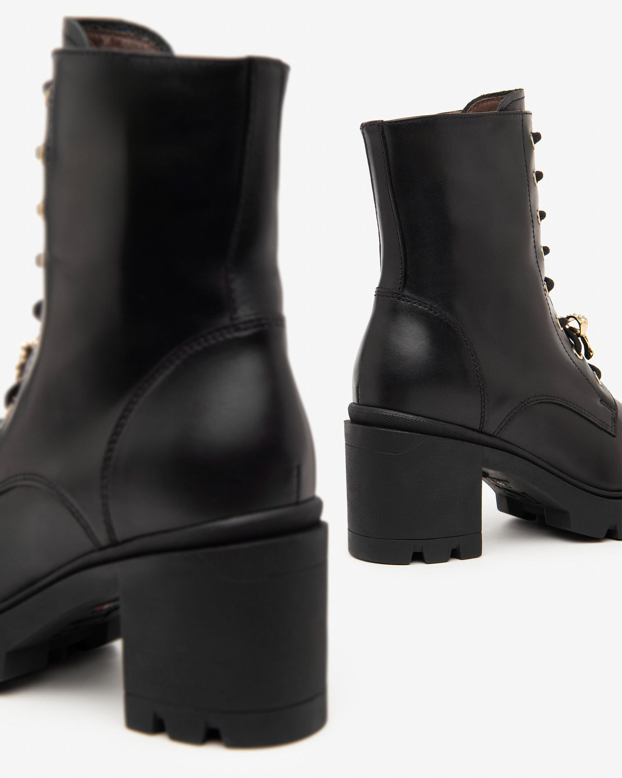 Women’s Leather Combat Boots