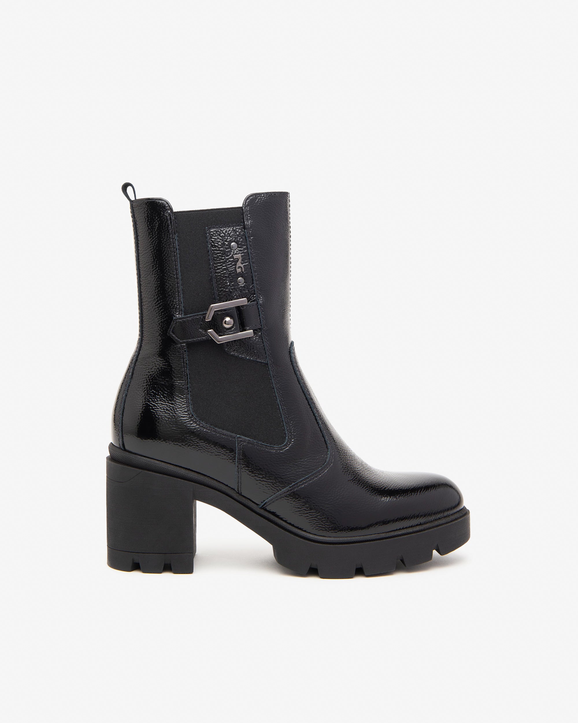 Women’s Patent Chelsea Boots