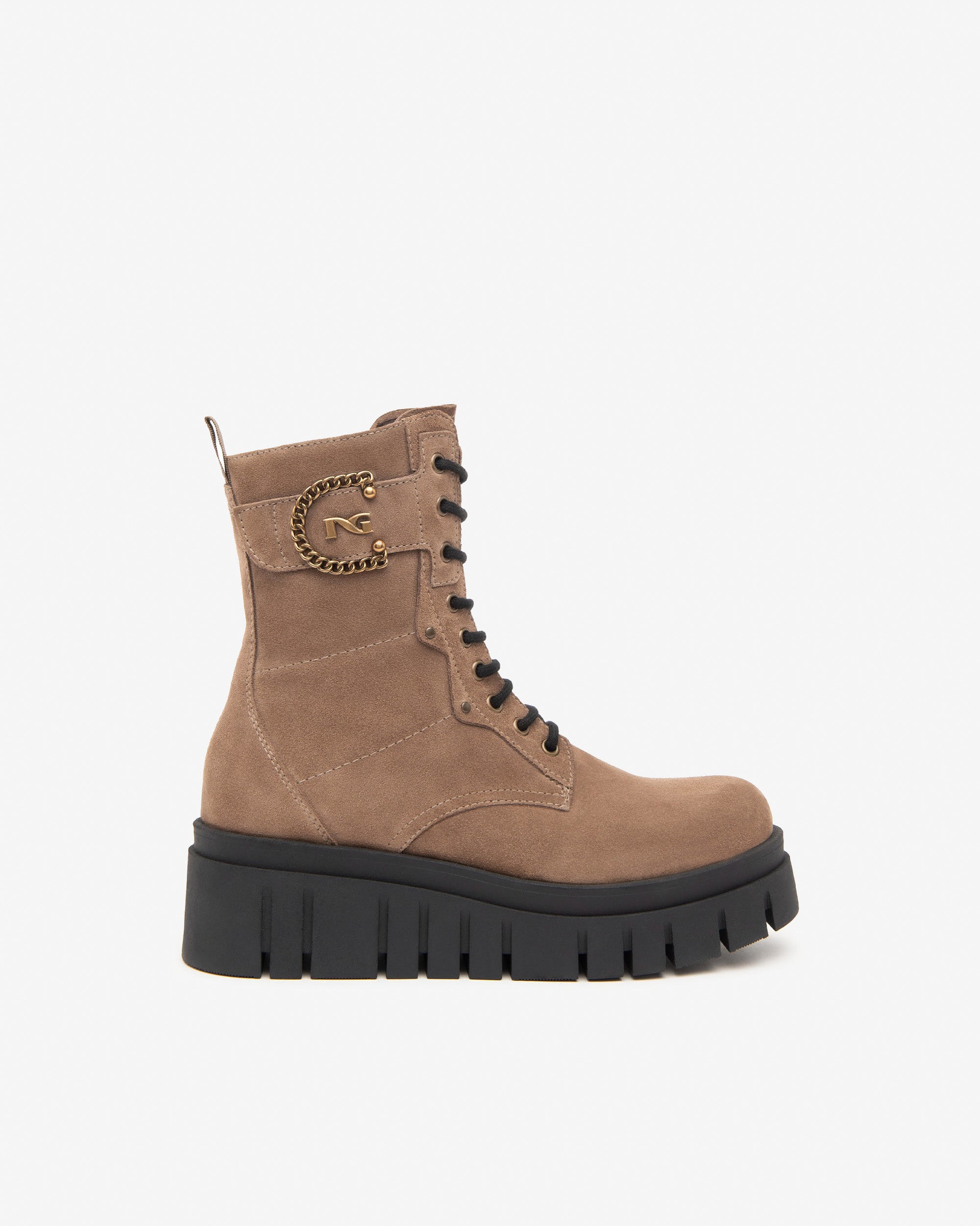 Women’s Suede Combat Boots