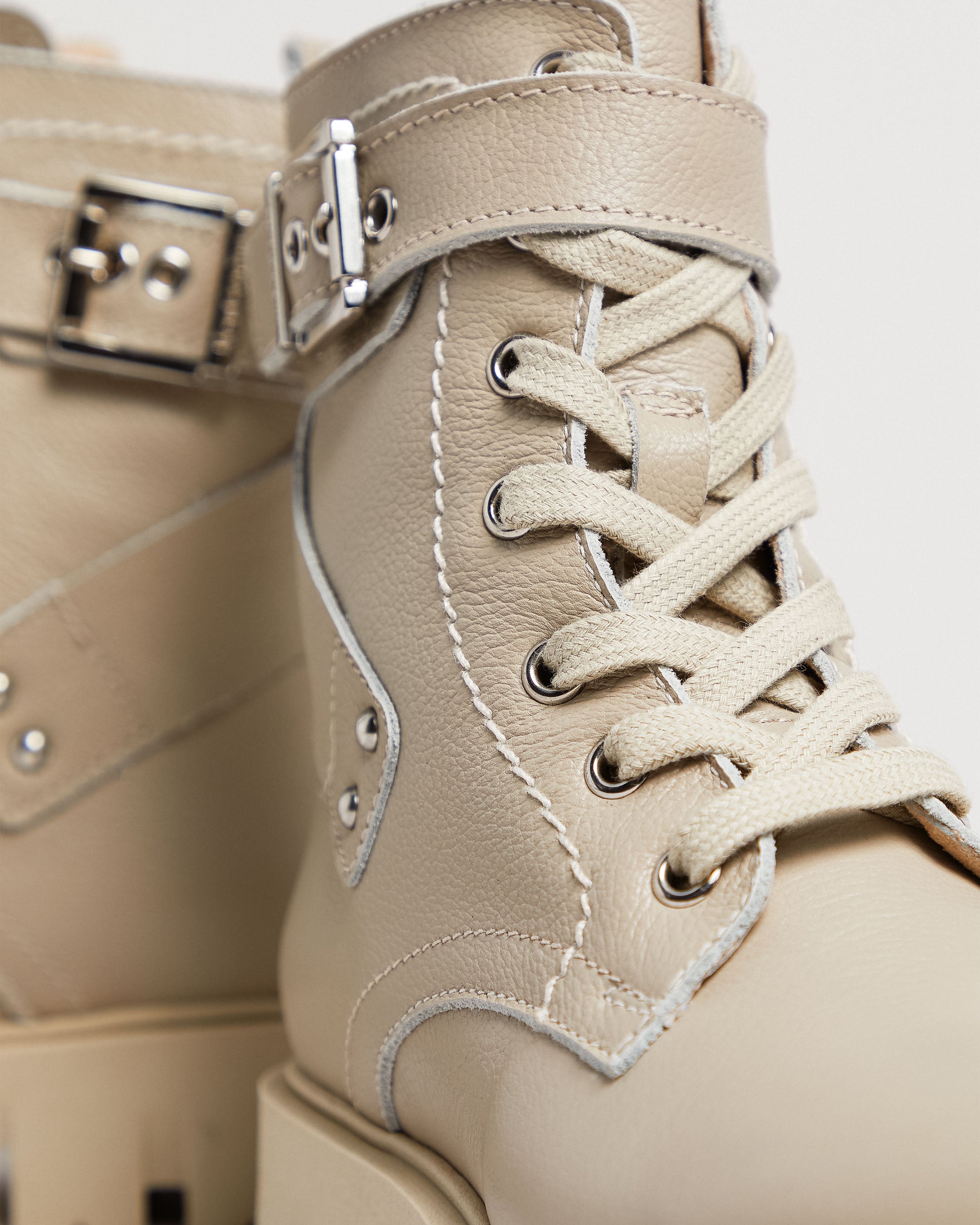 Veterboots Teen voor Tienermeisje in Leder