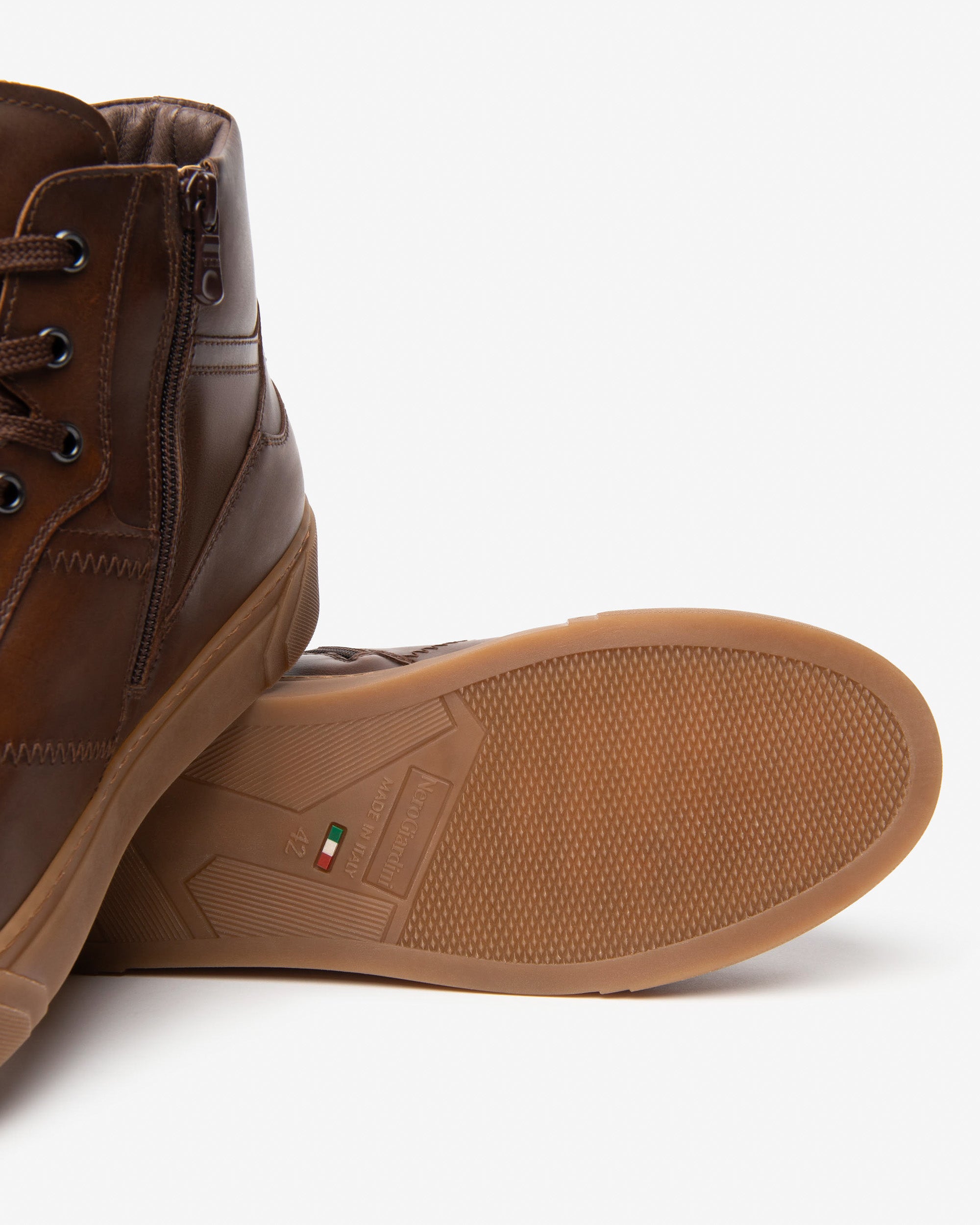 Hoge Sneakers Heren in Leder